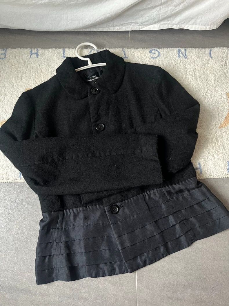 Comme des Garcons Comme Des Garcons Splicing silk layered suit jacket 2504-Ne Size S / US 4 / IT 40 - 3 Thumbnail
