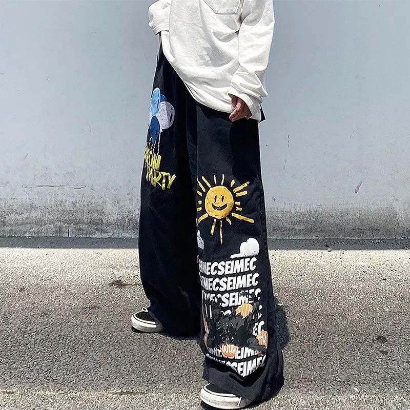Graffiti Y2k Oversized Jeans