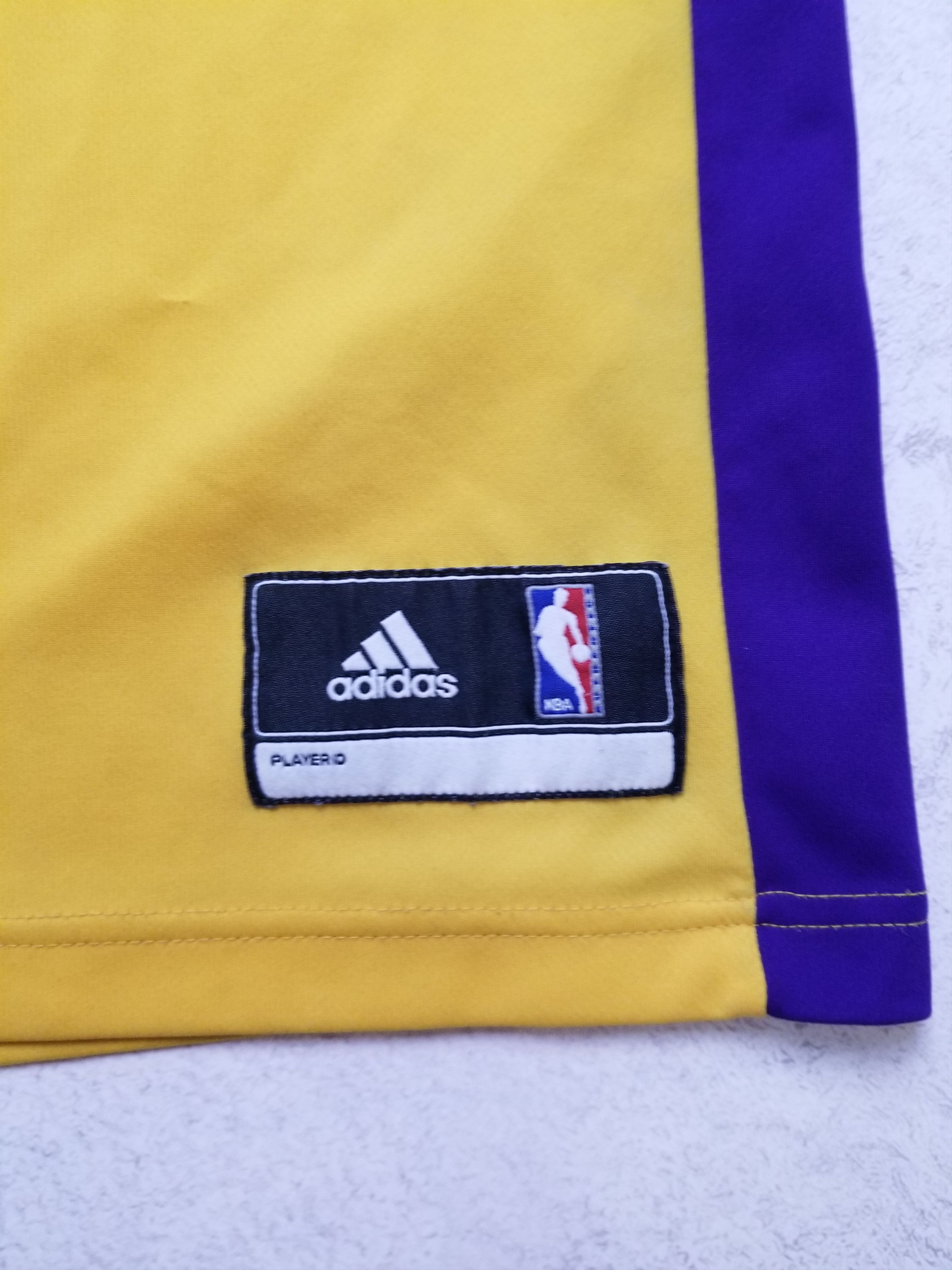 Adidas Los Angeles Lakers Kobe Bryant #24 Adidas NBA Yellow Jersey Size US M / EU 48-50 / 2 - 16 Thumbnail