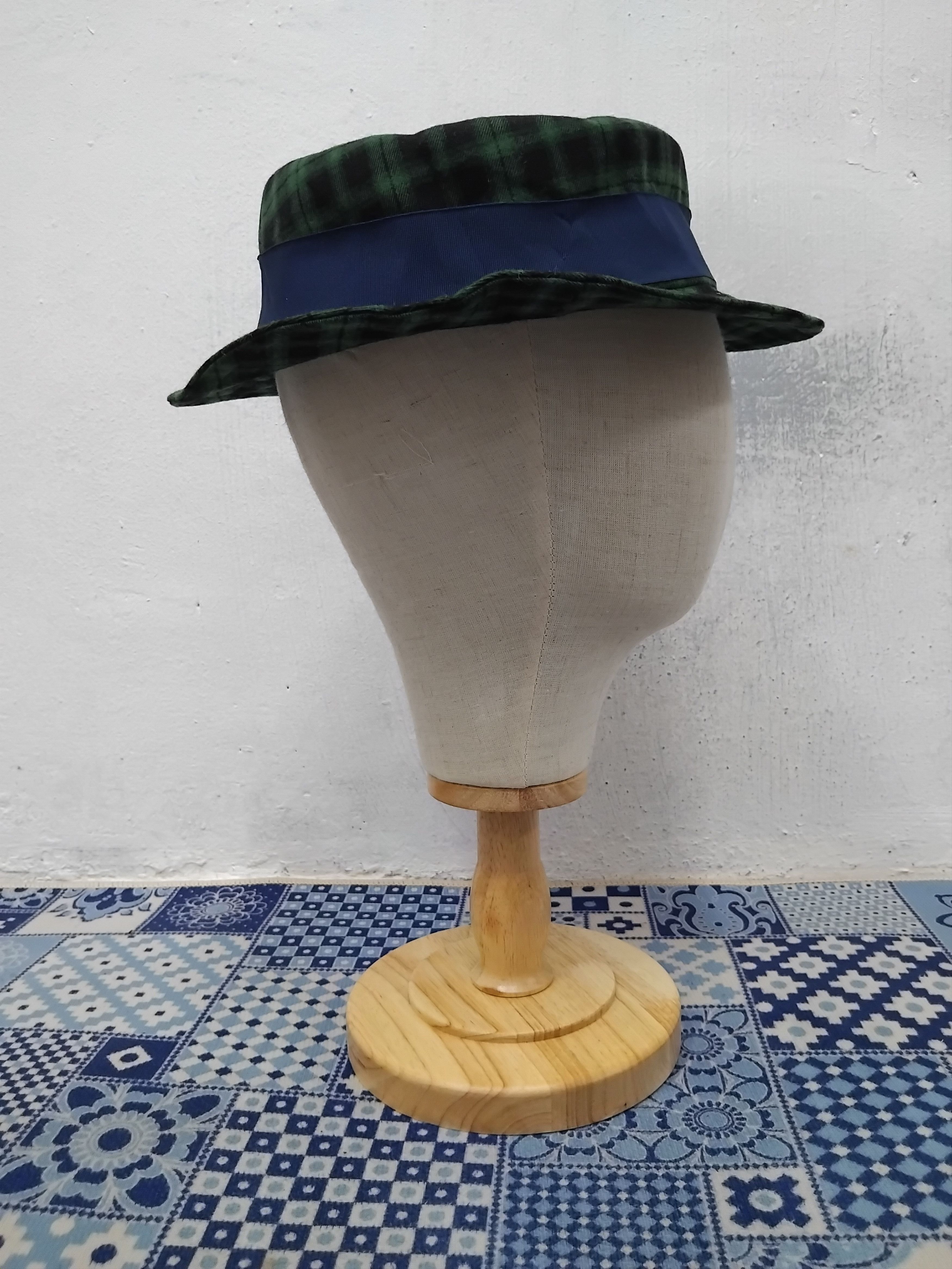 Japanese Brand 💥OZOC Japanese brand checkered green hat Size 36 - 8 Thumbnail