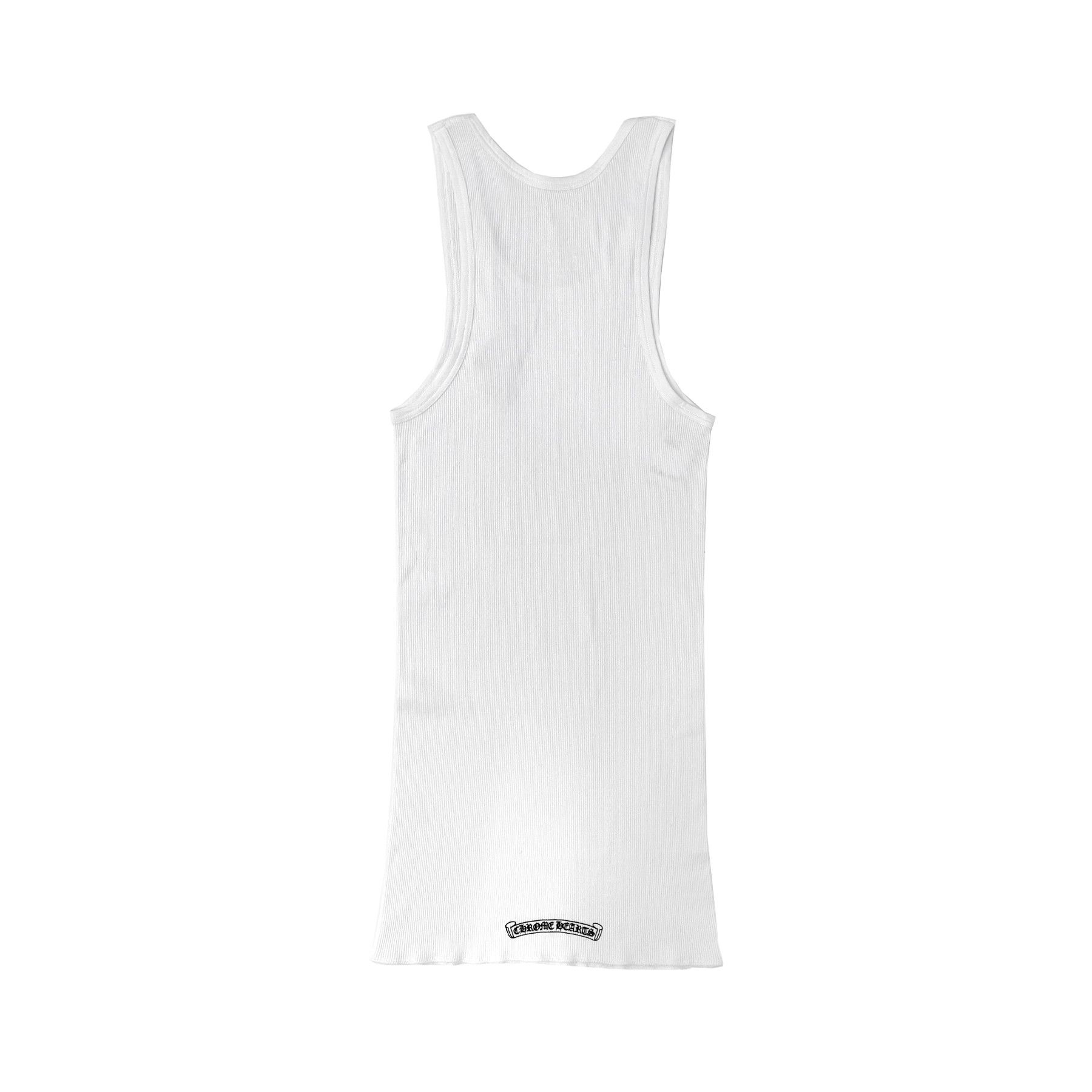 Chrome Hearts Chrome Hearts Camouflage Beaded Cross Patch White Tank Top Size S / US 4 / IT 40 - 2 Thumbnail