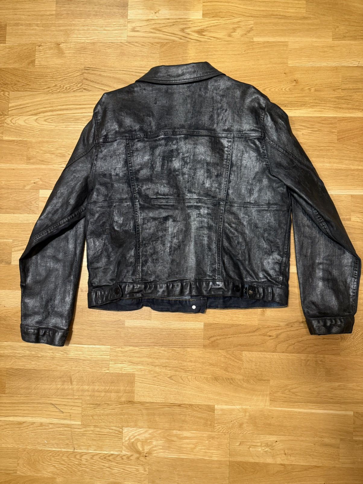 Other Waxed Cropped Denim jacket Size XL / US 12-14 / IT 48-50 - 2 Thumbnail