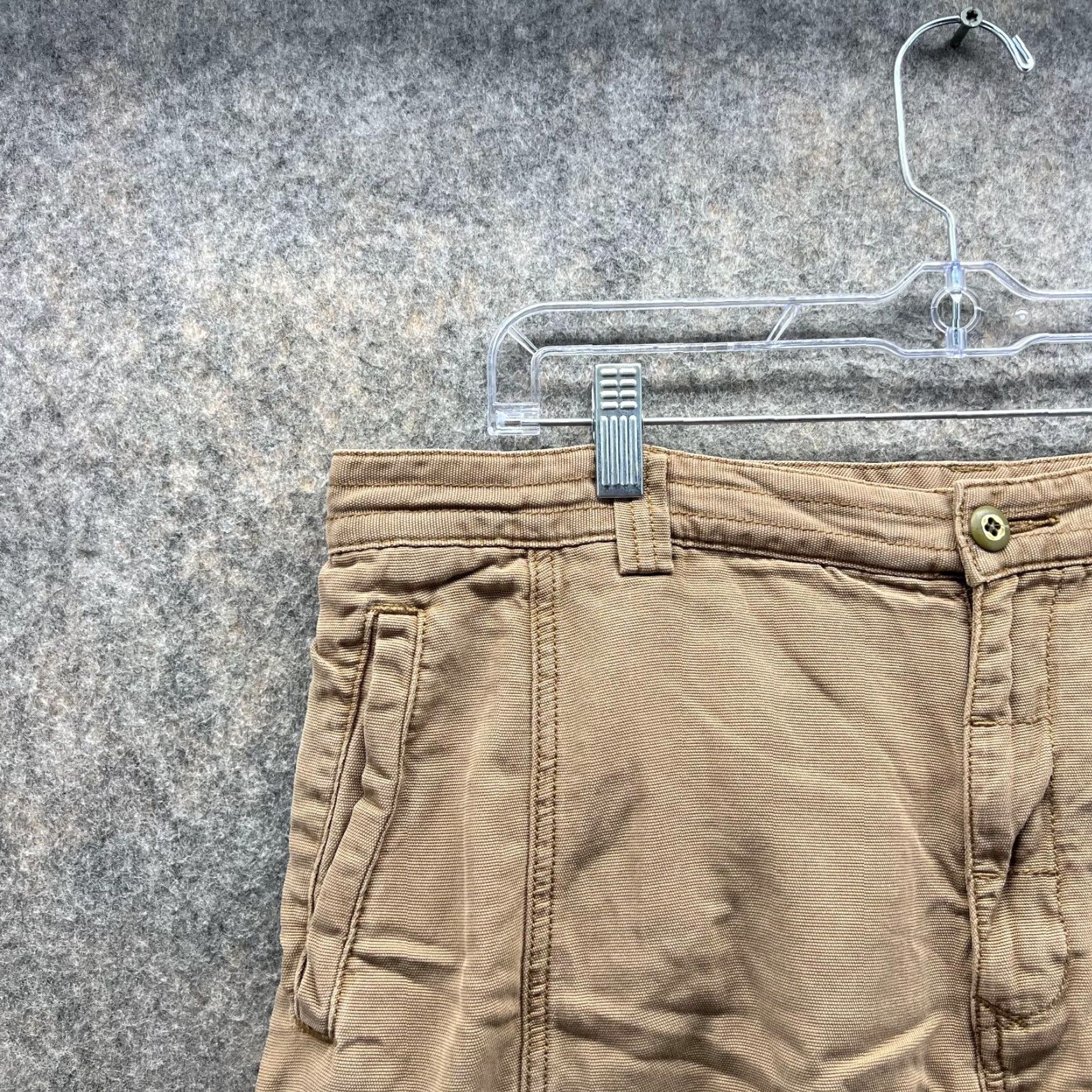 Tommy Bahama Tommy Bahama Shorts Men 35 Adult Khaki Cargo Tan Beige Relax Fit Tencel Casual Pants Waist 35 In Beige Cargo Pocket Summer Size US 35 - 3 Thumbnail