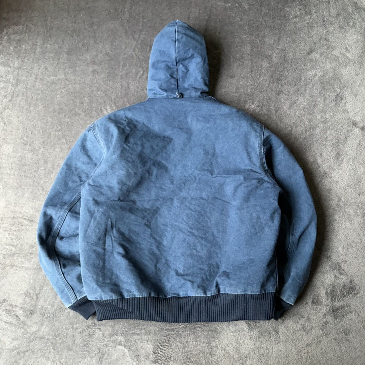 Carhartt J04 NVY BIG LOGO NAVY BLUE CARHARTT ACTIVE JACKET Size US L / EU 52-54 / 3 - 6 Thumbnail