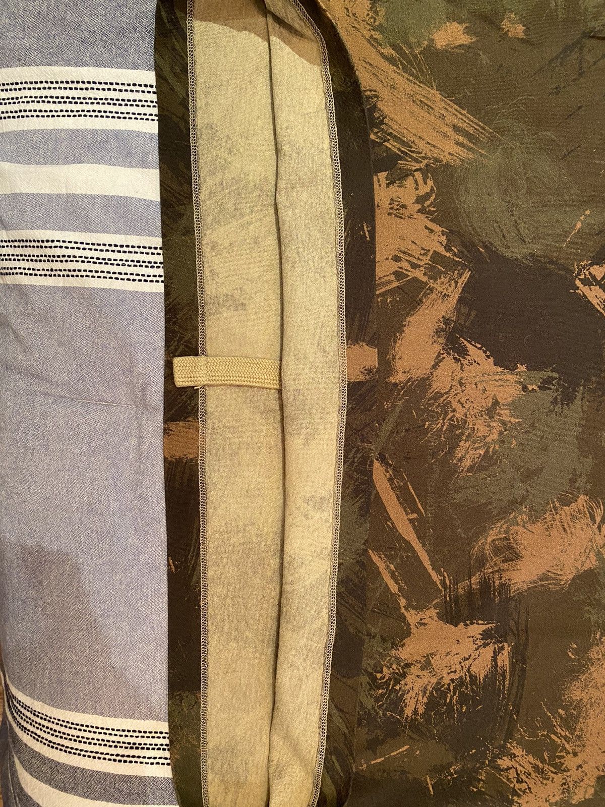 Off-White Off-White Khaki Paintbrush Camo Oversized T-Shirt Size US S / EU 44-46 / 1 - 7 Thumbnail