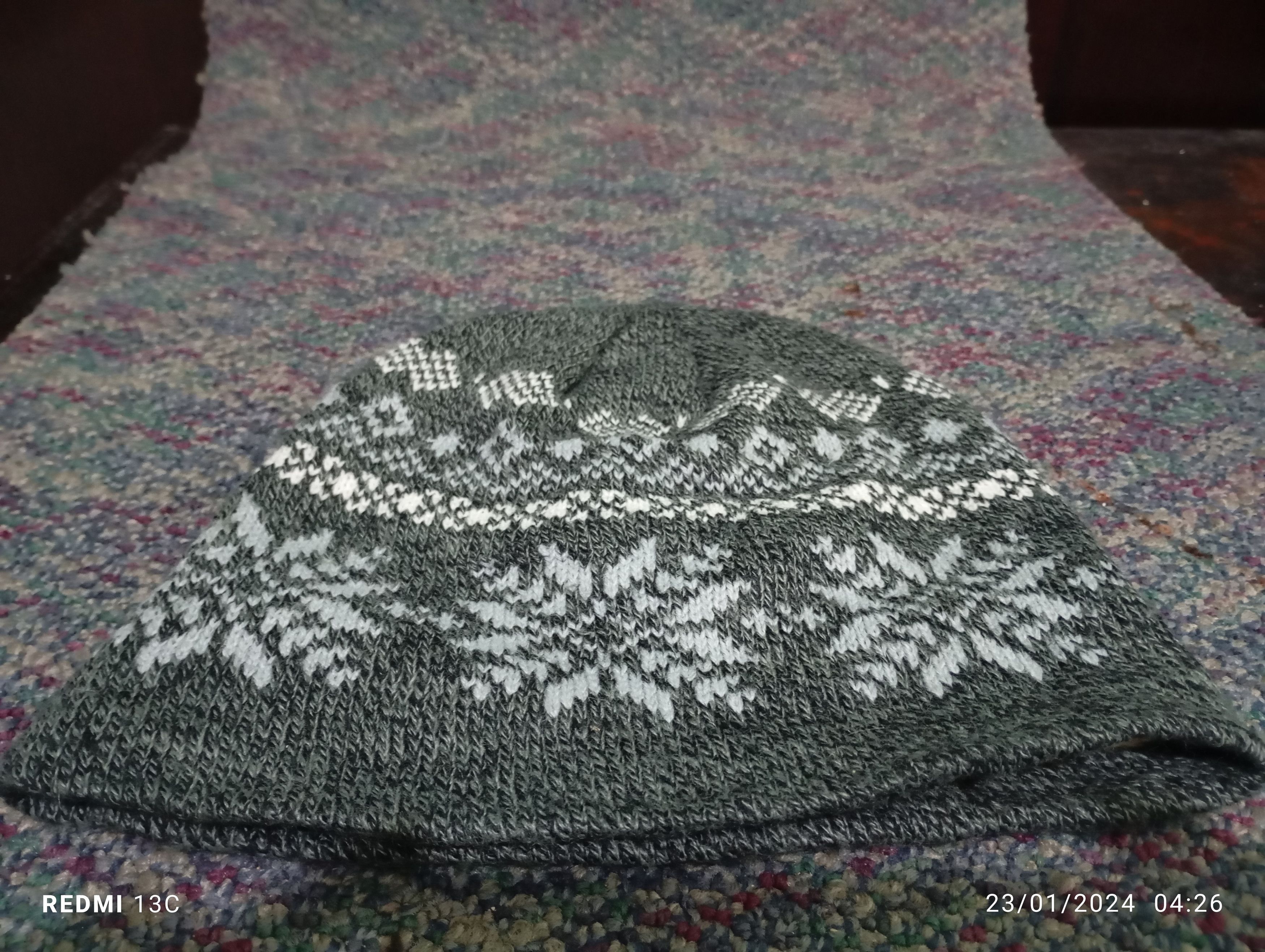 Native Navajo Beanie Hat Wool Beanie Hat