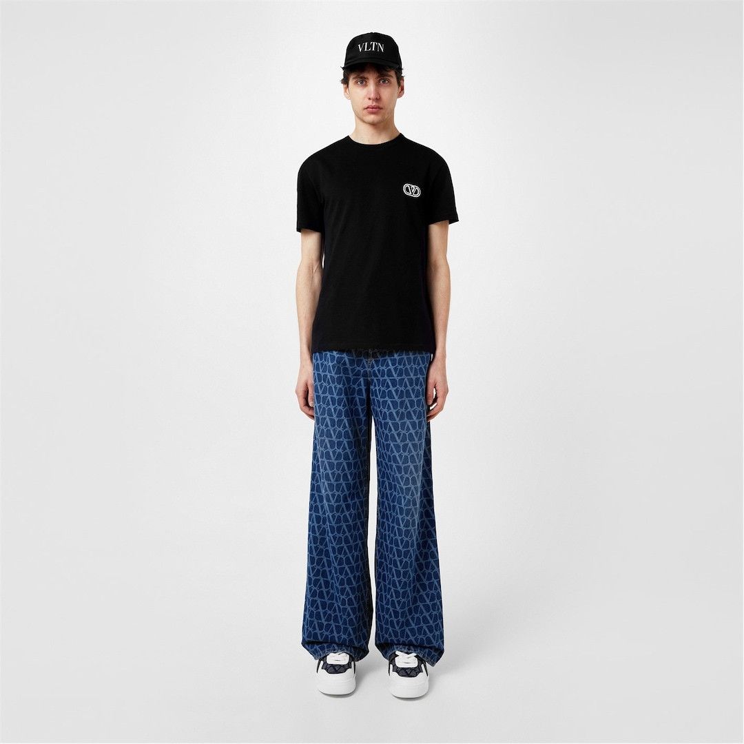 Valentino o1g2r1mq0526 V-logo T-Shirt in Black Size US S / EU 44-46 / 1 - 6 Thumbnail