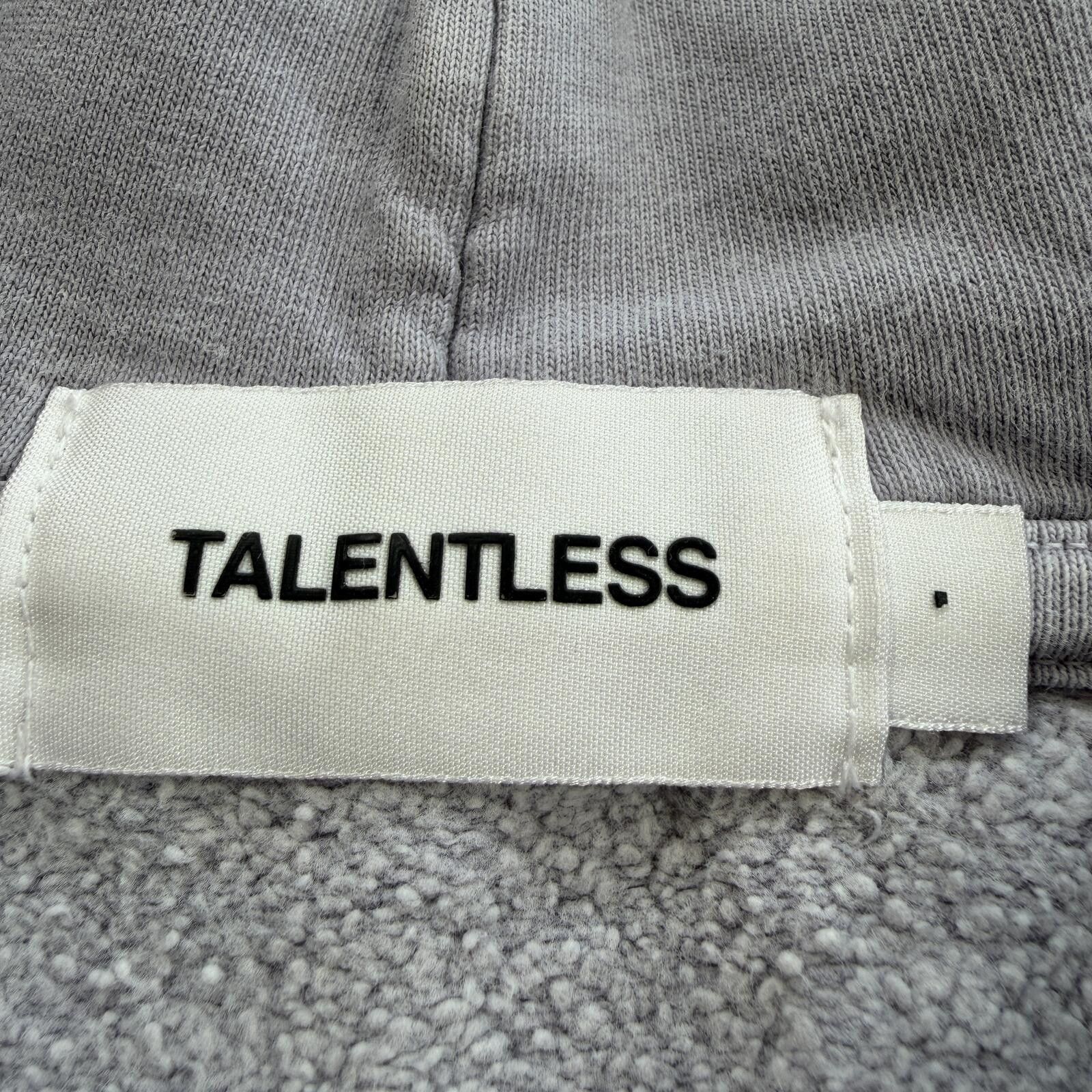 Talentless Talentless Hoodie Mens L Gray Minimalist Blank Scott Disick Size US L / EU 52-54 / 3 - 4 Thumbnail