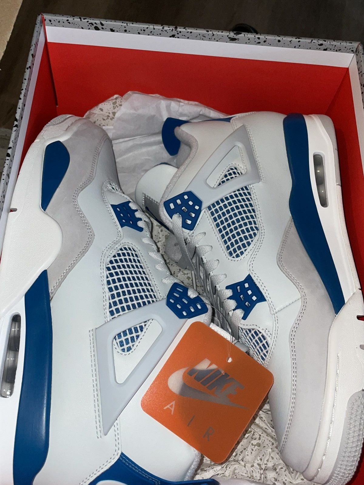Jordan Brand Jordan 4 military blue size 12 brand new Size US 12 / EU 45 - 10 Thumbnail
