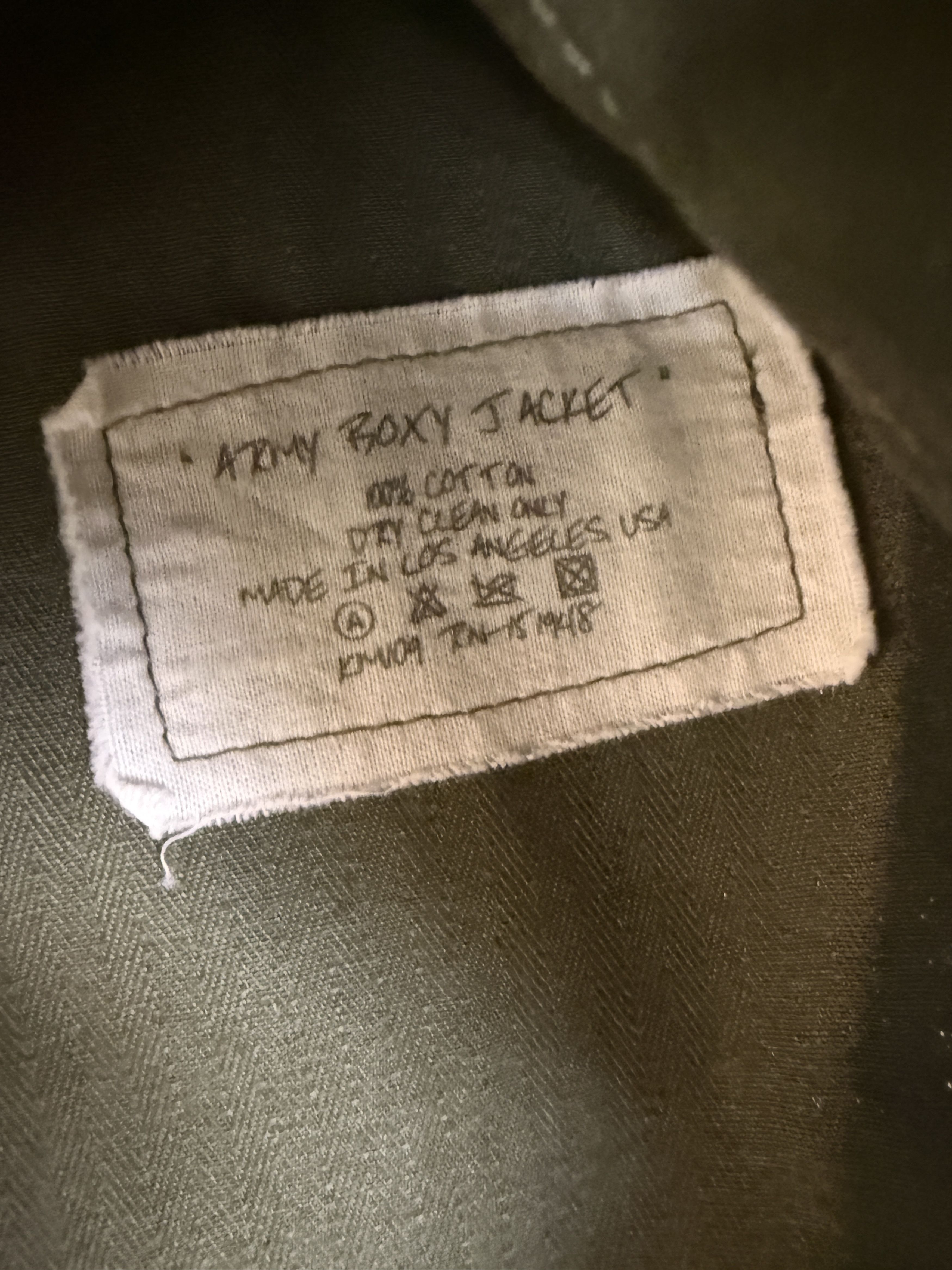 Greg Lauren $995 Greg Lauren Army Boxy Jacket Size US L / EU 52-54 / 3 - 8 Thumbnail