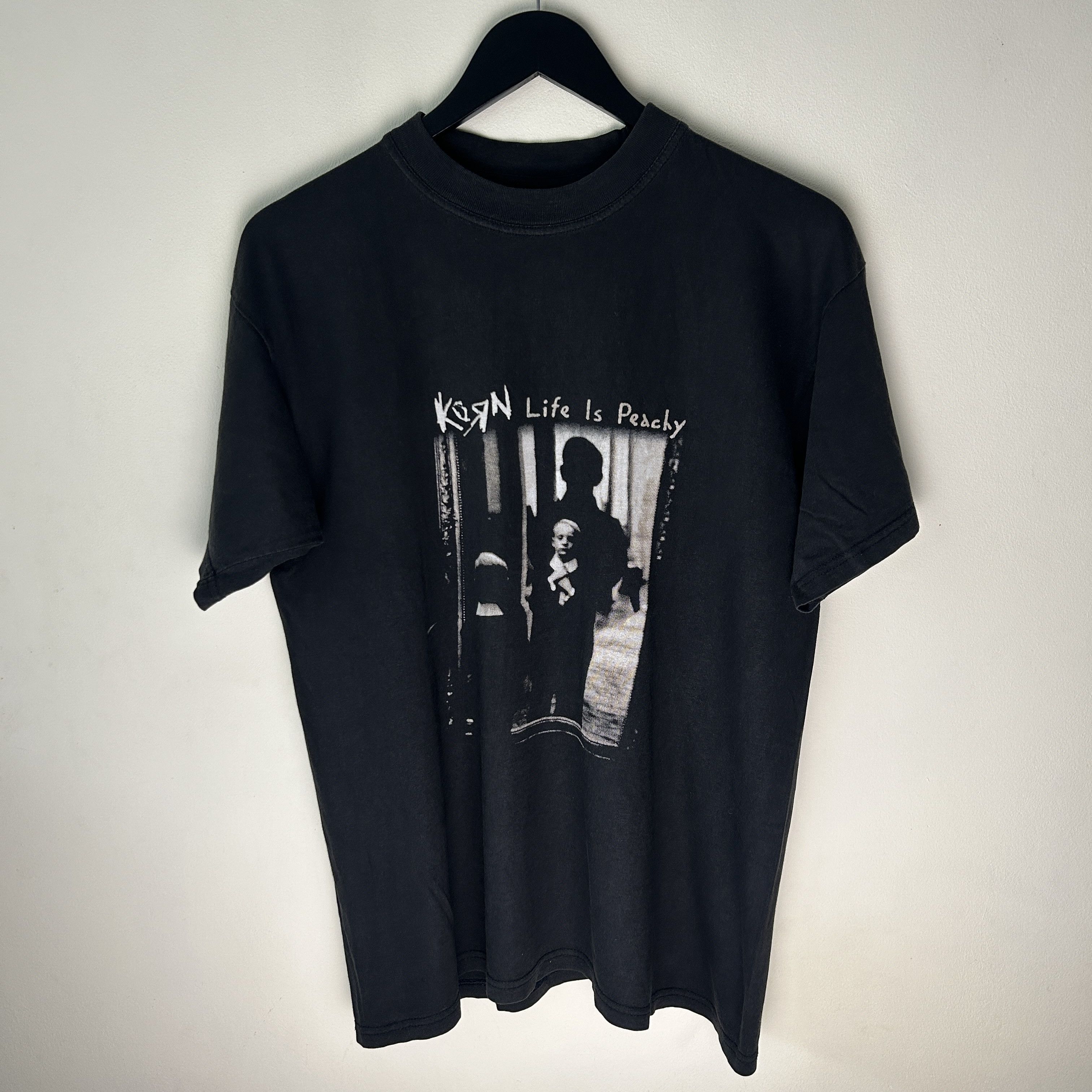 90's KORN LIFE IS PEACHY ツアー バンド Tシャツ 90's KORN LIFE IS PEACHY ツアー バンド Tシャツ Korn - Life Is