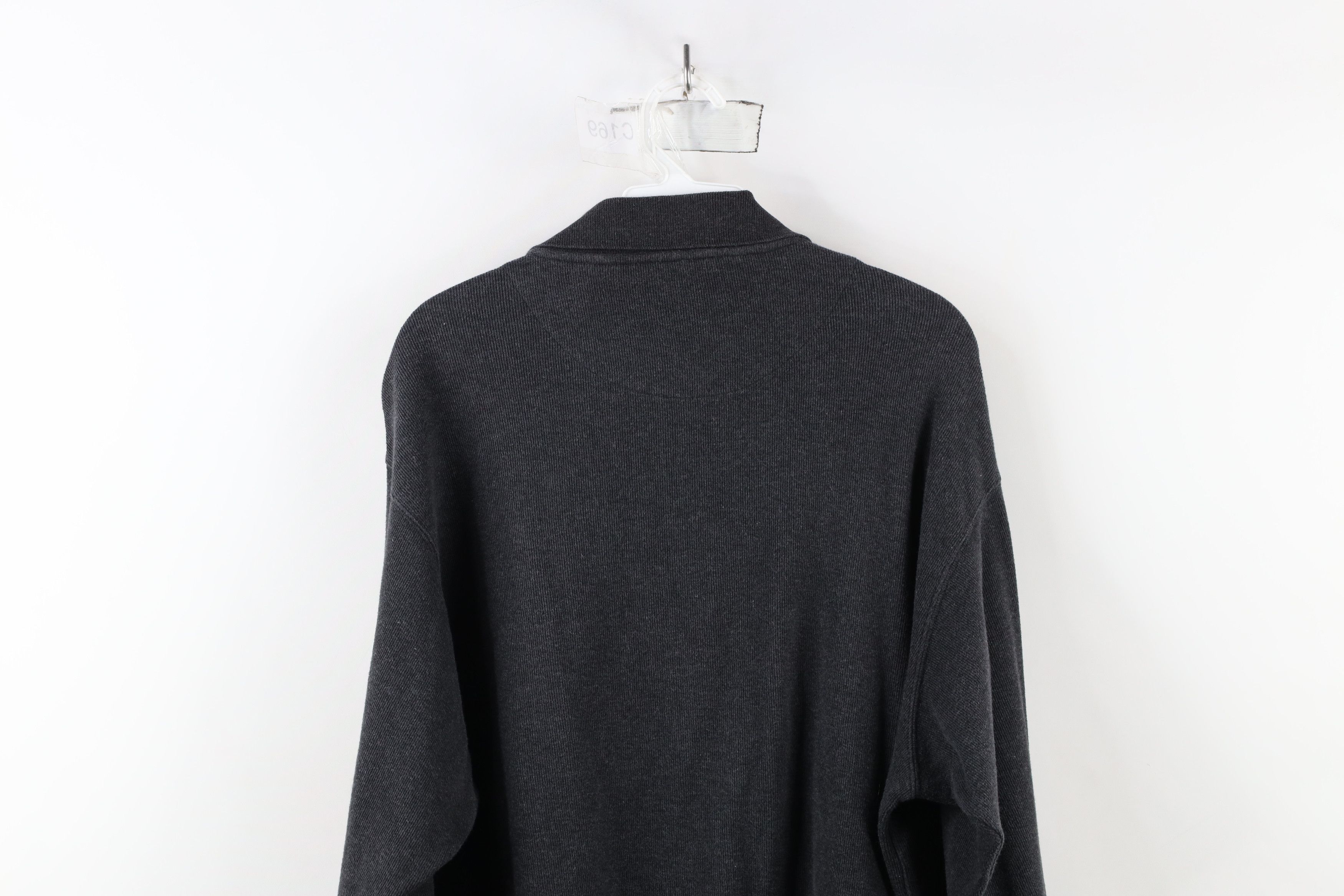 Vintage Vintage 90s Streetwear Heavy Ribbed Knit Long Sleeve Polo Size US M / EU 48-50 / 2 - 8 Thumbnail