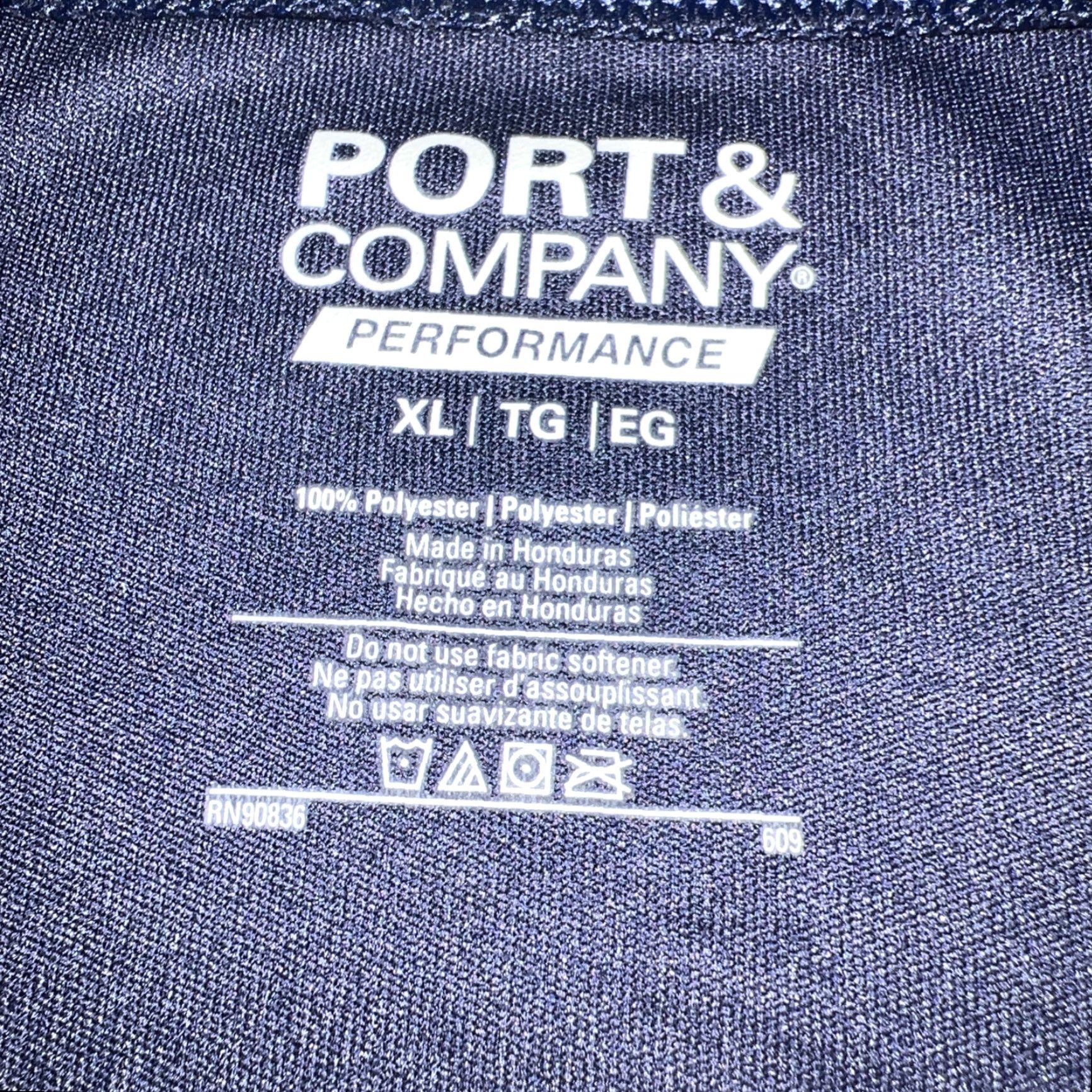 Port & Company Northrop Grumman Logo Athletic Shirt Port & Company Unisex Adults XL Black Space Logo Short Sleeve Crew Neck T-Shirt Size US XL / EU 56 / 4 - 4 Thumbnail