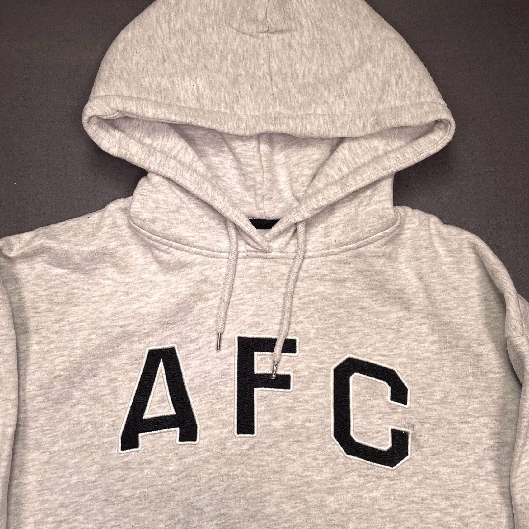 Vintage Arsenal Hoodie Mens XL Gray AFC Letter Graphic Fleece Pullover Soccer Size US XL / EU 56 / 4 - 2 Thumbnail