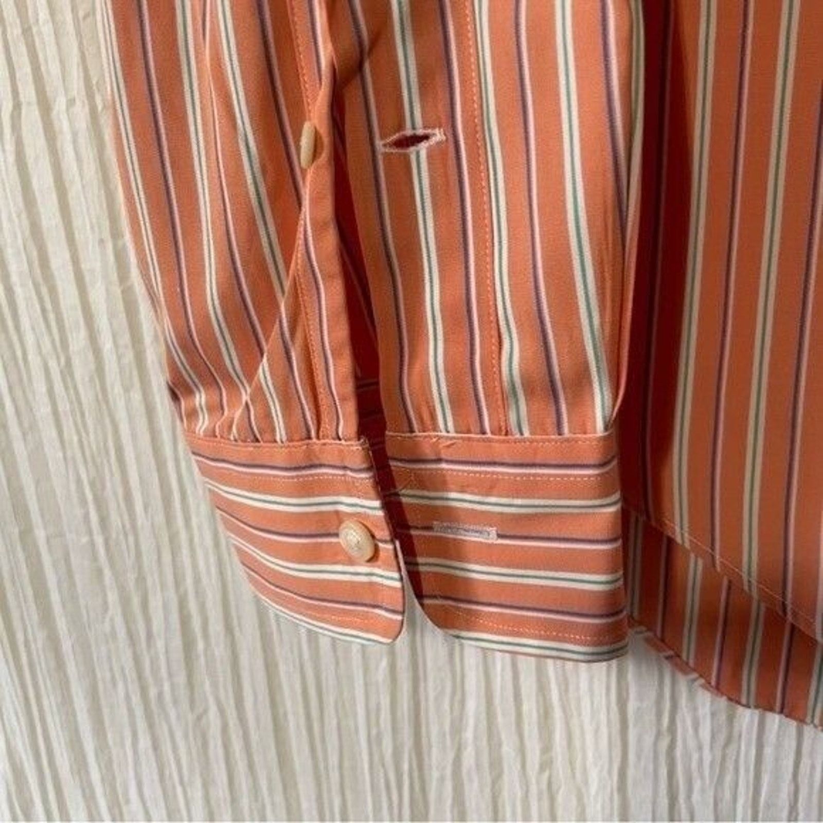Ralph Lauren Ralph Lauren Mens Custom Fit Button Down Orange Large Size US L / EU 52-54 / 3 - 4 Thumbnail