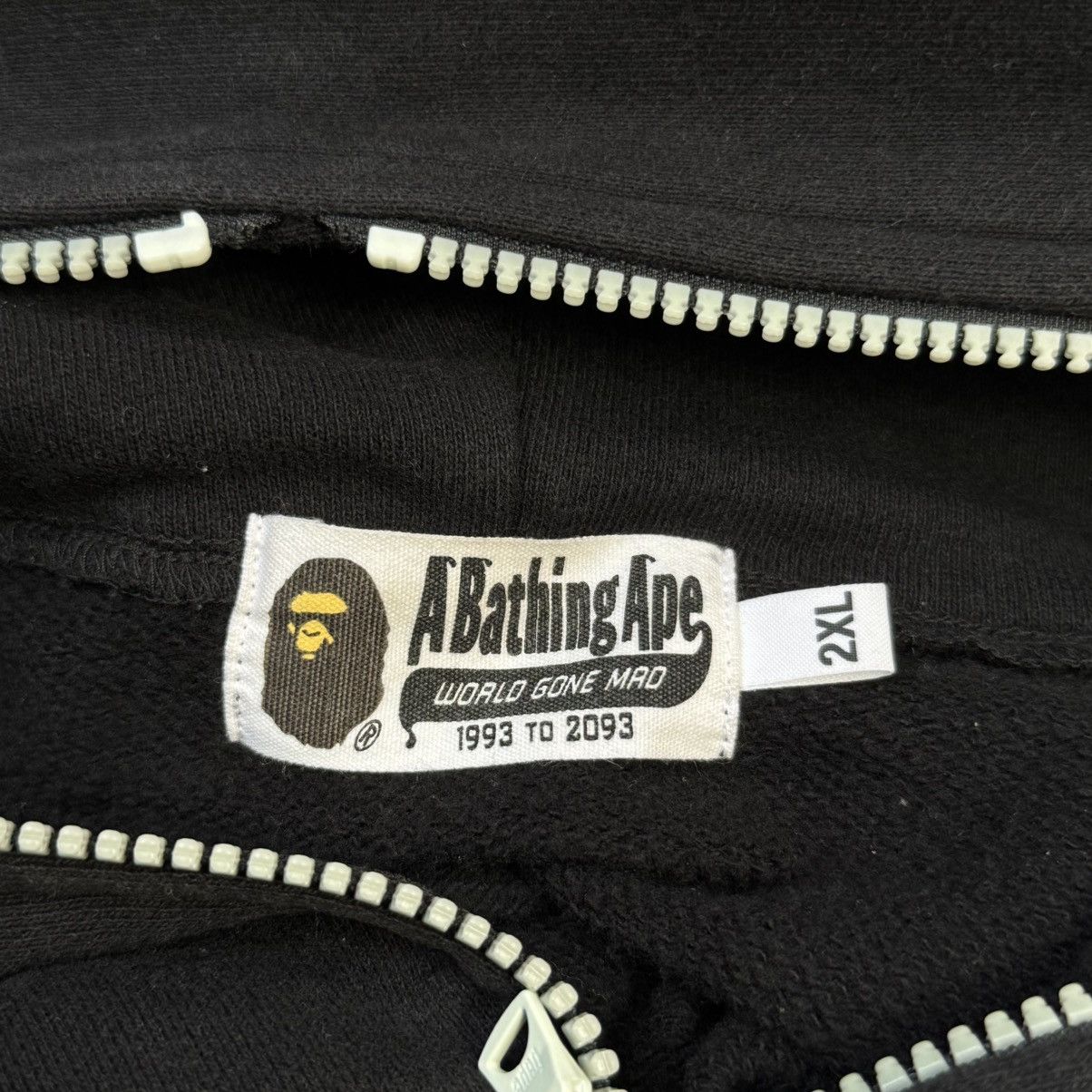 Bape 💫Glow in the dark💫 BAPE DIGITAL SHARK FULL ZIP HOODIE APE Size US XXL / EU 58 / 5 - 6 Thumbnail
