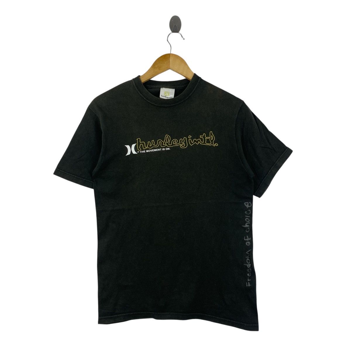 Volcom Vtg Y2K Hurley International Graphic Tee Shirt Faded Black S Size US S / EU 44-46 / 1 - 1 Thumbnail