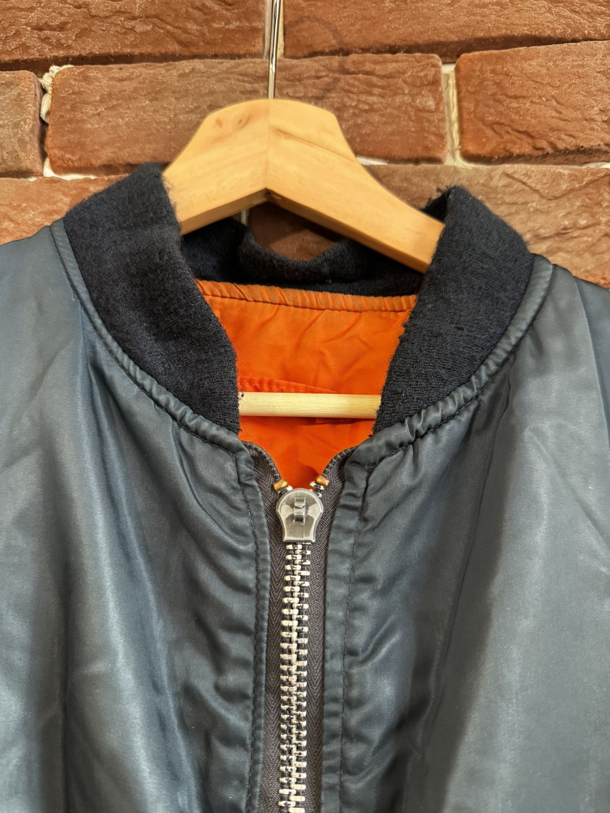 Alpha Industries 90s Alpha Industries Ma1 Flyer Vintage Nylon Bomber Jacket Size US XL / EU 56 / 4 - 3 Thumbnail