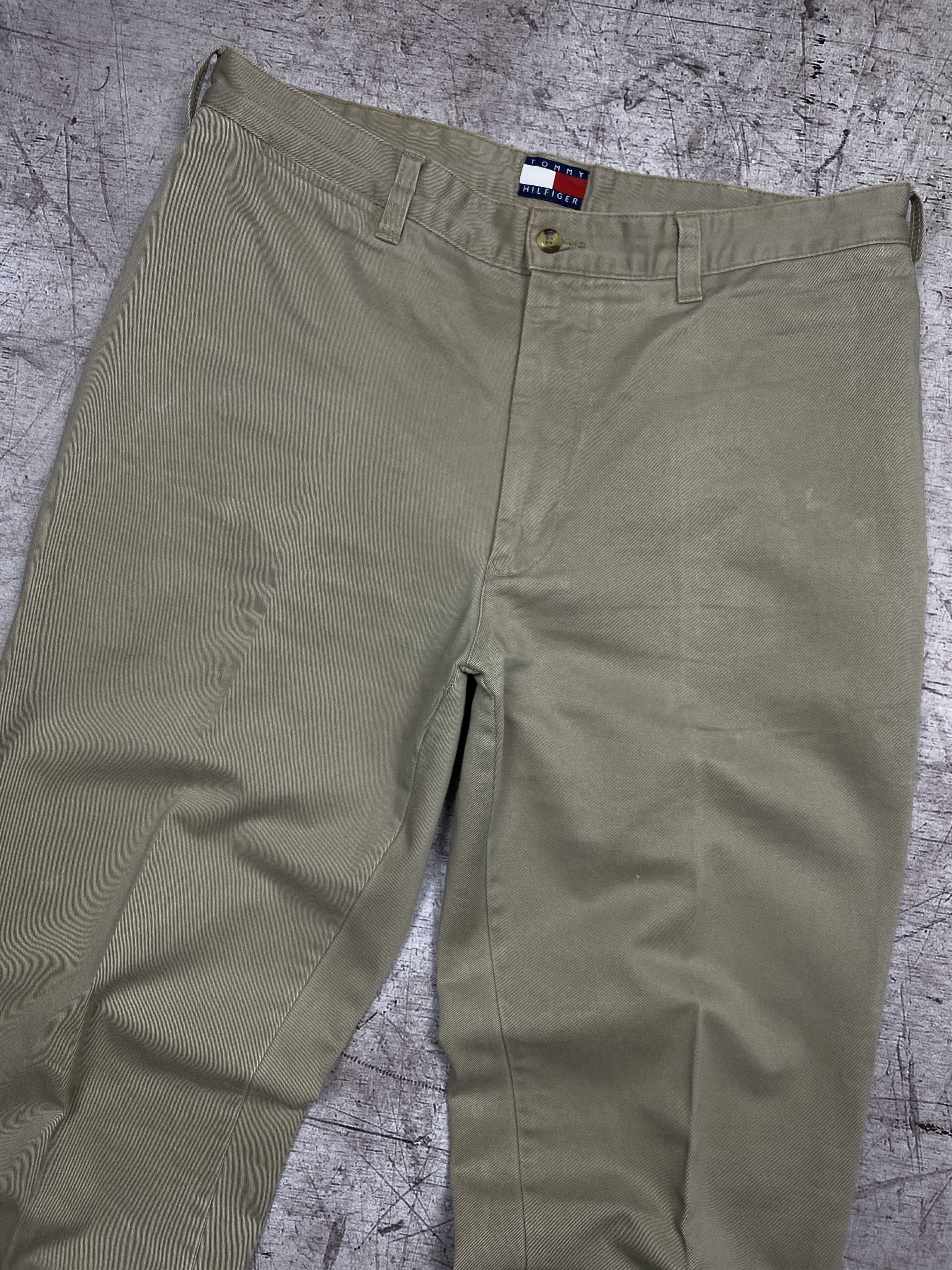 Tommy Hilfiger × Vintage Tommy Hilfiger 90s Vintage Mens Classic Chino Pants Size US 34 / EU 50 - 6 Thumbnail