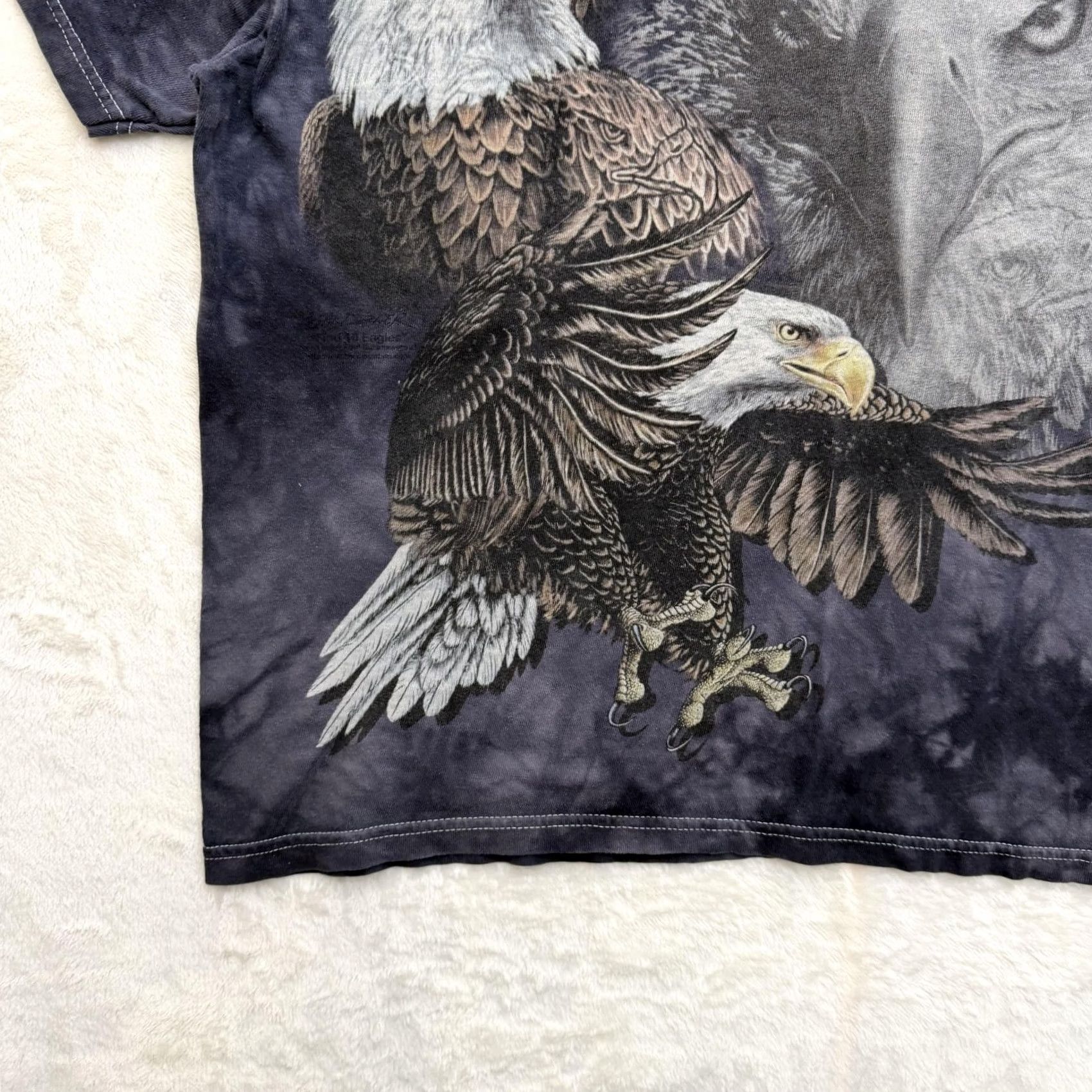 The Mountain VINTAGE The Mountain Shirt Mens XL Black Tie Dye Bald Eagle Graphic Patriotic USA Barking? Size US XL / EU 56 / 4 - 5 Thumbnail