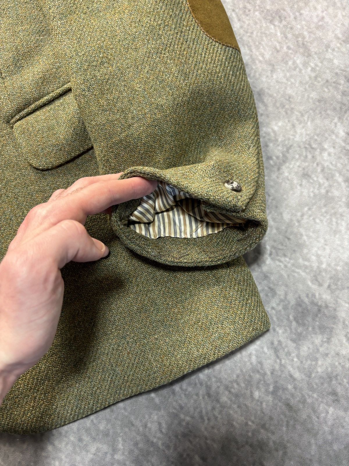 Harris Tweed Vintage Harris Tweed Blazer Suit Jacket Made in Scotland Size 42R - 7 Thumbnail
