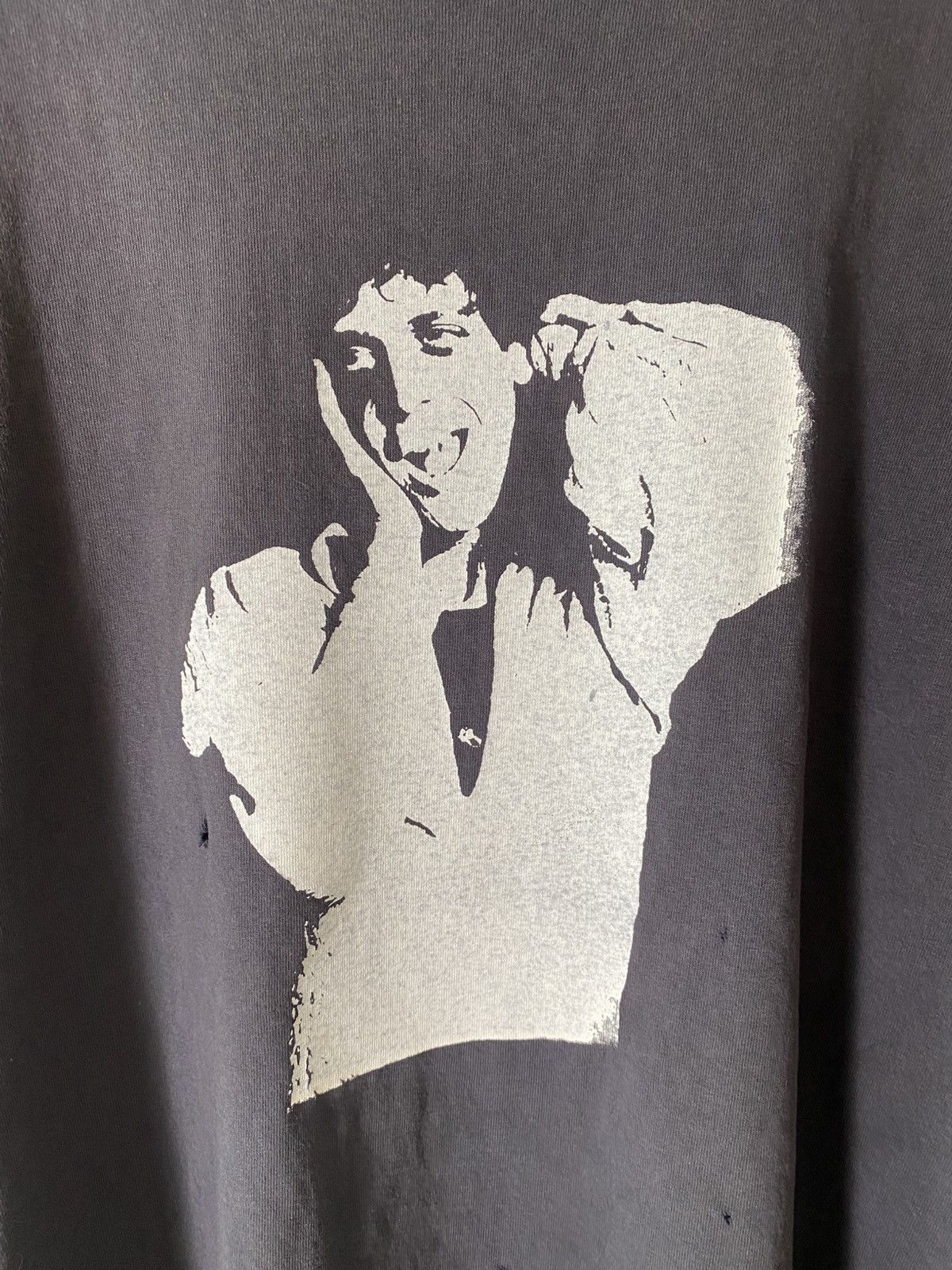 Band Tees Vintage-Washed Faded and Distressed Lou Reed Band T Shirt 1 Size US XL / EU 56 / 4 - 5 Thumbnail