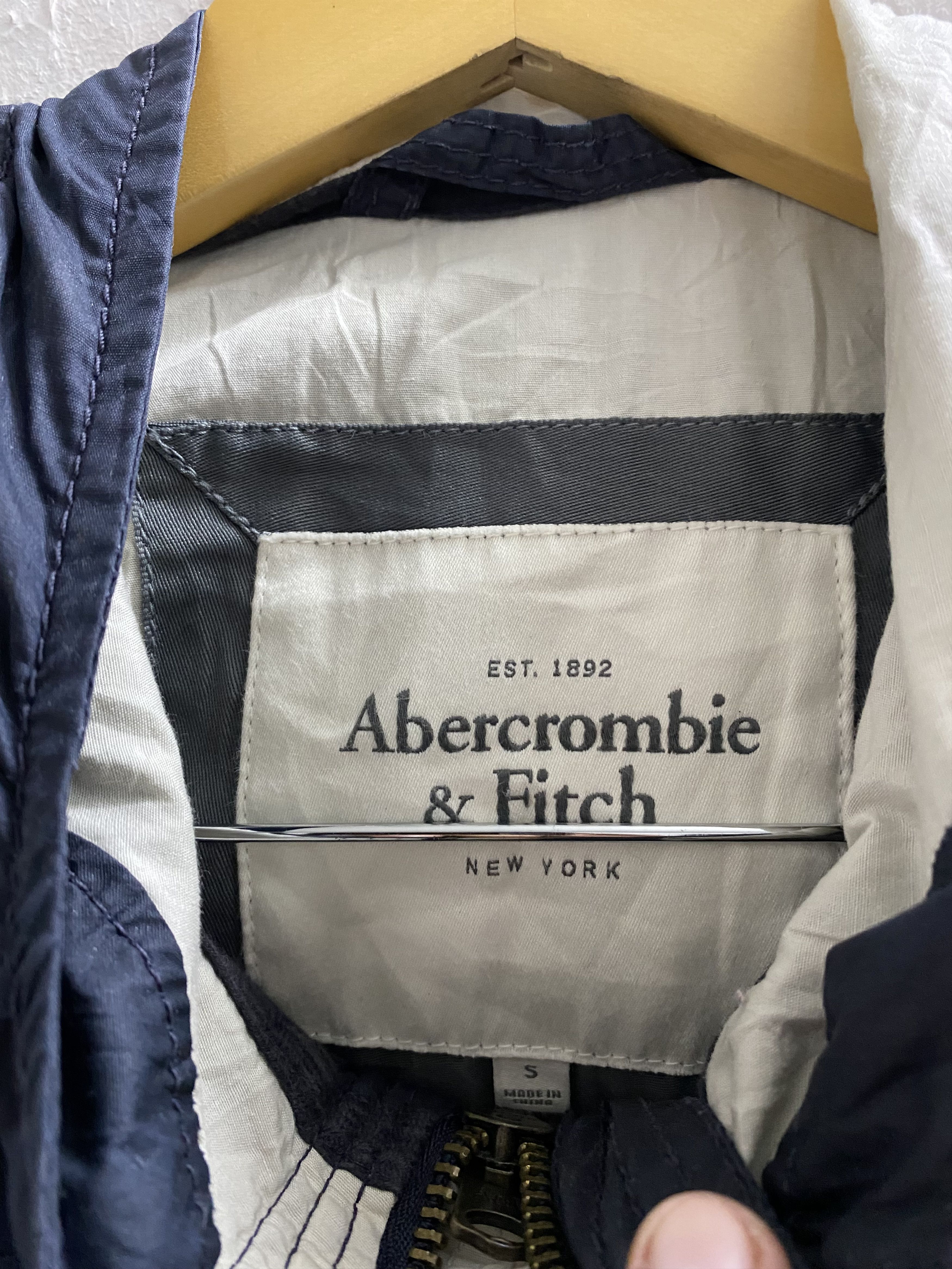 Abercrombie & Fitch Abercrombie&Fitch Military Gorpcore Utility Jacket Navy Blue Size S / US 4 / IT 40 - 7 Thumbnail