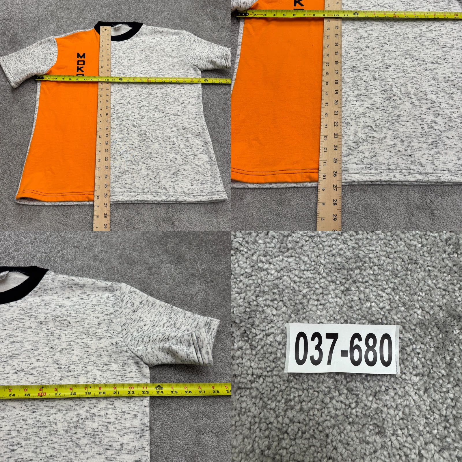 Area MOKC Colorblock T-Shirt Mens Medium Multicolor Crew Neck Casual Streetwear Size US M / EU 48-50 / 2 - 8 Thumbnail