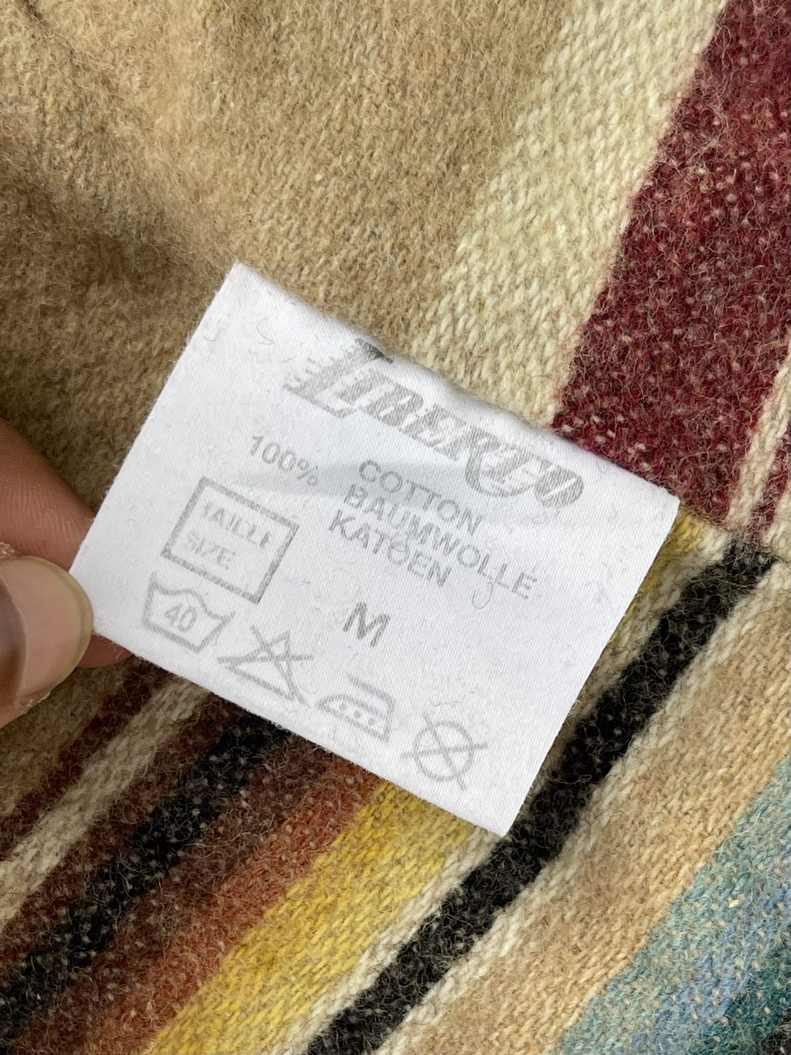 Vintage 🔥Vintage Liberto Italy Blanket Lined Denim Chore Jacket Size US M / EU 48-50 / 2 - 10 Thumbnail