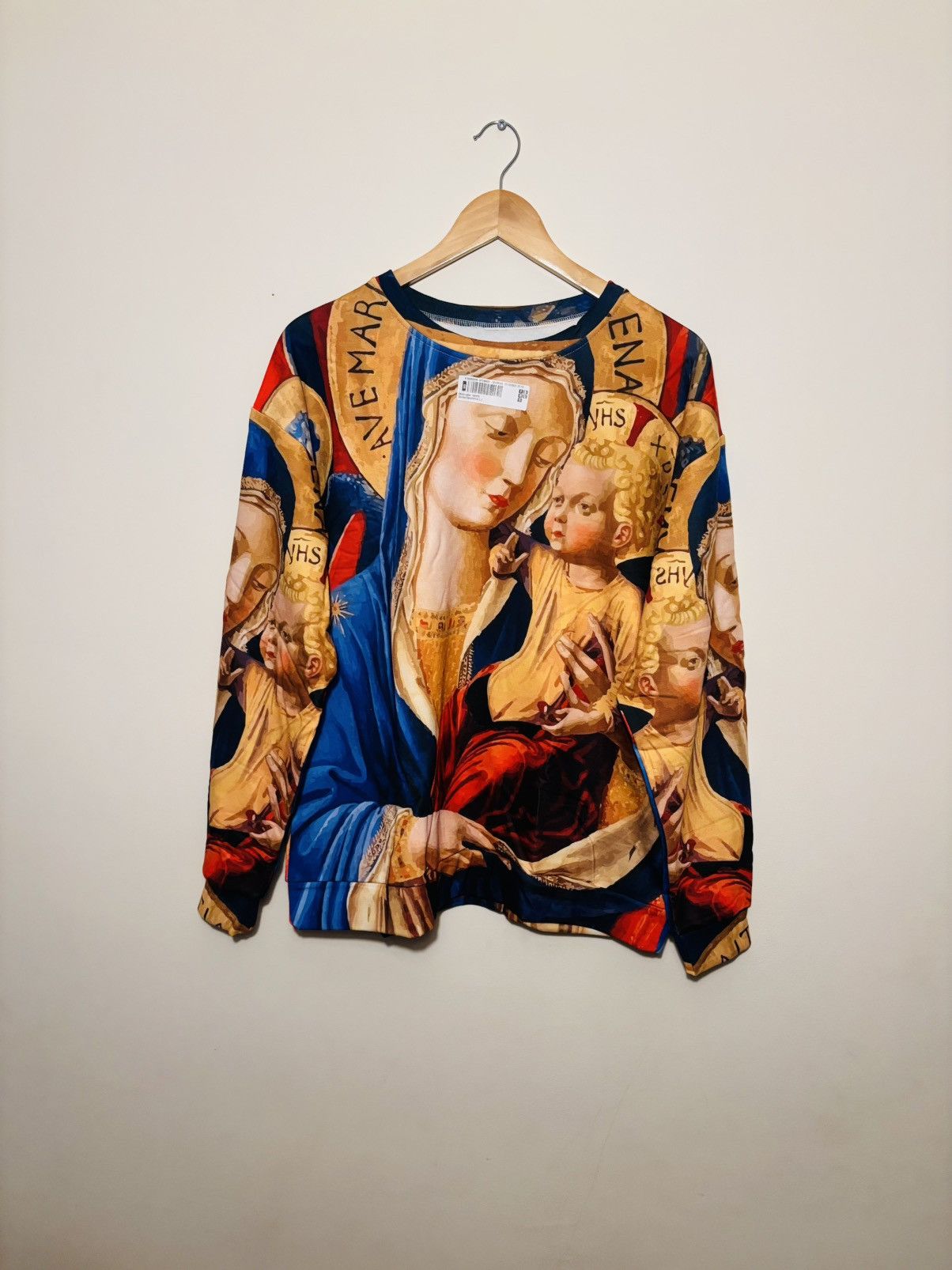 Other ✨ Renaissance Madonna & Child Art Jumper (Deadstock) ✨ Size XXL / US 16-18 / IT 52-54 - 1 Thumbnail