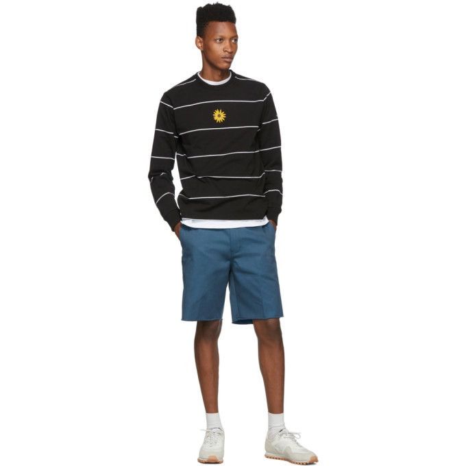 Noah Noah NYC Black Stripe Flower Long Sleeve Size US L / EU 52-54 / 3 - 1 Thumbnail
