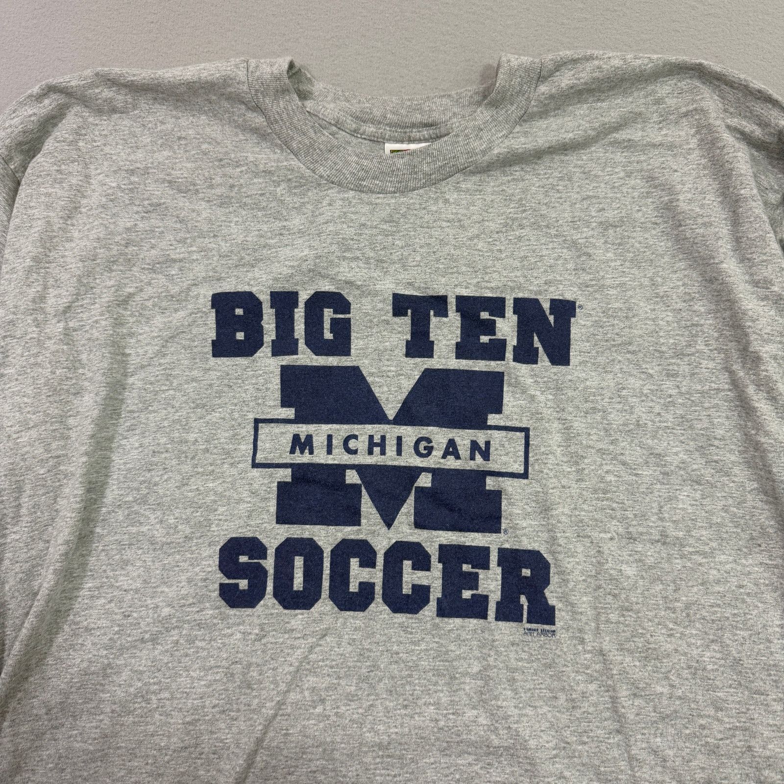 Vintage Vintage Michigan Wolverines Big Ten Soccer Shirt Men's 3XL Size US XXL / EU 58 / 5 - 3 Thumbnail