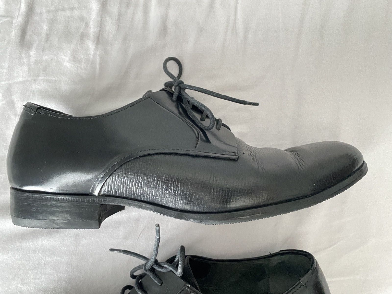 Lanvin Leather and Patent Leather Dress Shoe - Lanvin Size US 10 / EU 43 - 1 Thumbnail