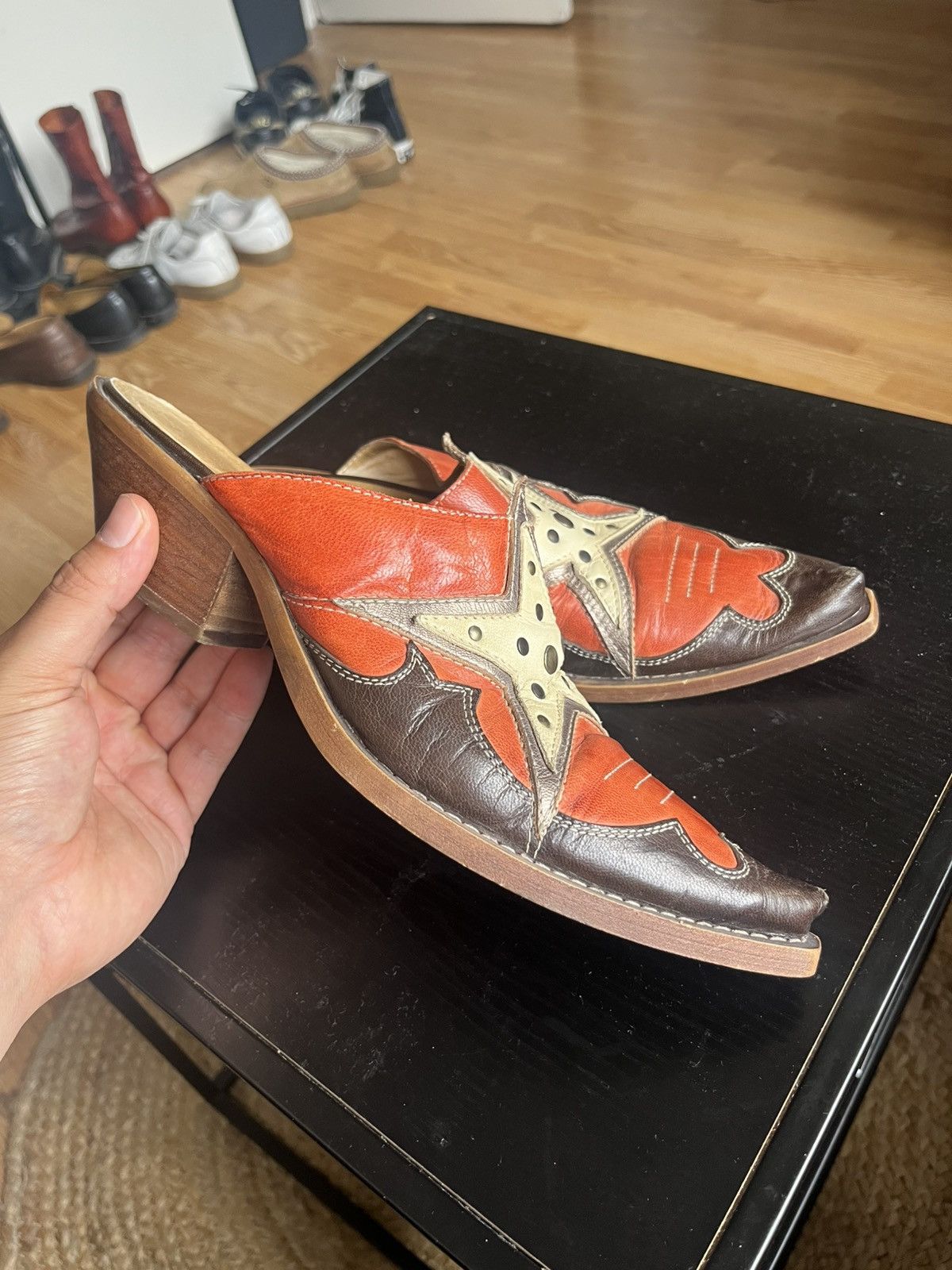 Vintage Western Cowboy Boots Mules Size US 10 / IT 40 - 8 Thumbnail