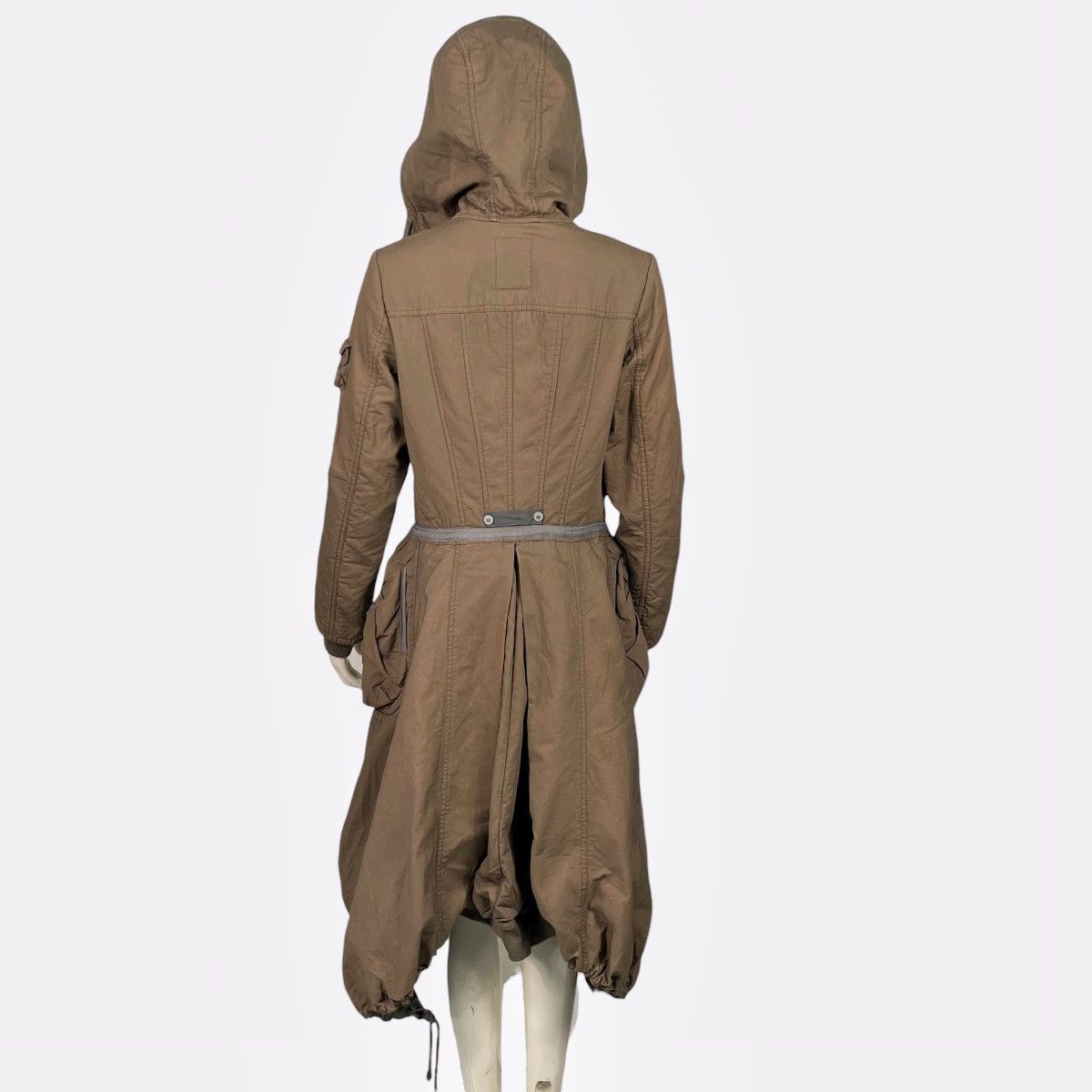 Marithe + Francois Girbaud Marithe Francoise Girbaud Parachute Bondage Hooded Parka Size S / US 4 / IT 40 - 14 Thumbnail