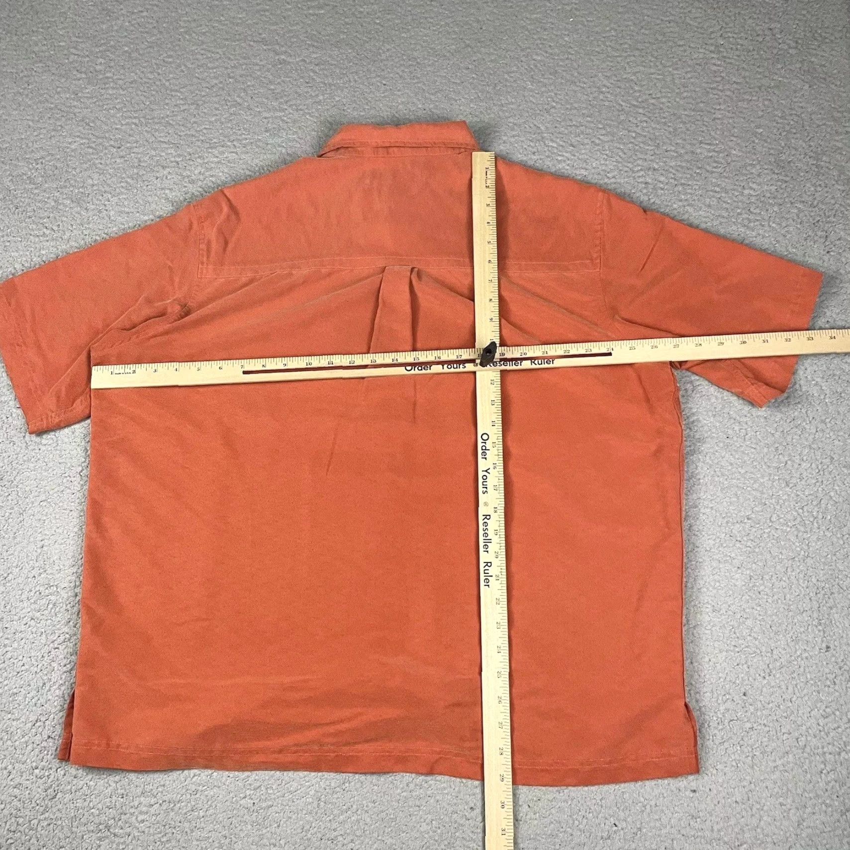Vintage VINTAGE REI Shirt Mens Short Sleeve Camp Shirt Orange XL Button-Up Outdoor Camp Shirt? Size US XL / EU 56 / 4 - 7 Thumbnail