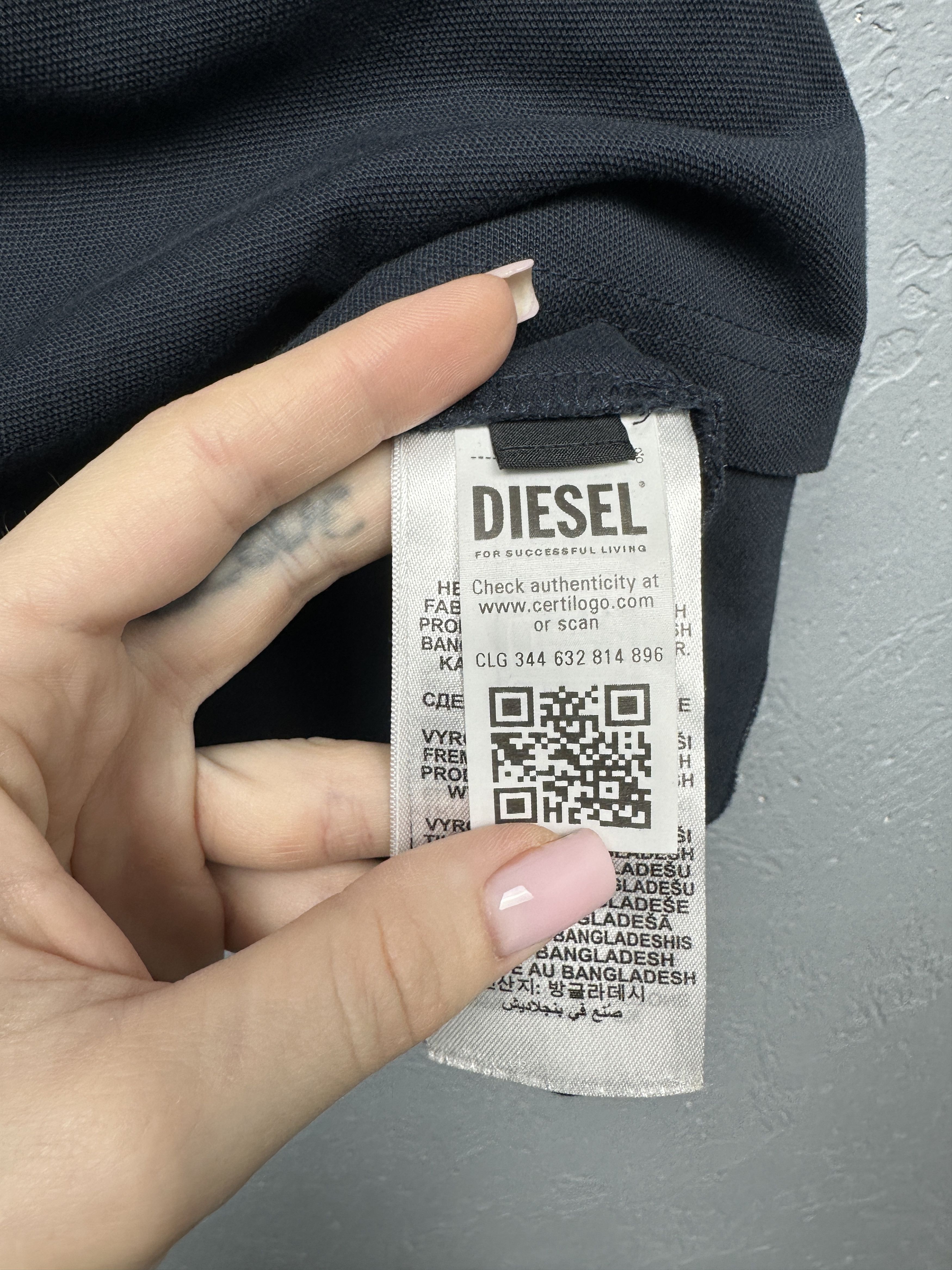 Diesel Diesel Mens Classic Polo Shirt Size US L / EU 52-54 / 3 - 5 Thumbnail
