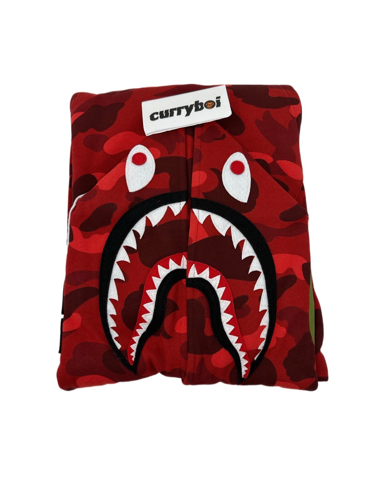 Bape BAPE Color Camo Shark Pullover Hoodie Red Size US S / EU 44-46 / 1 - 4 Thumbnail