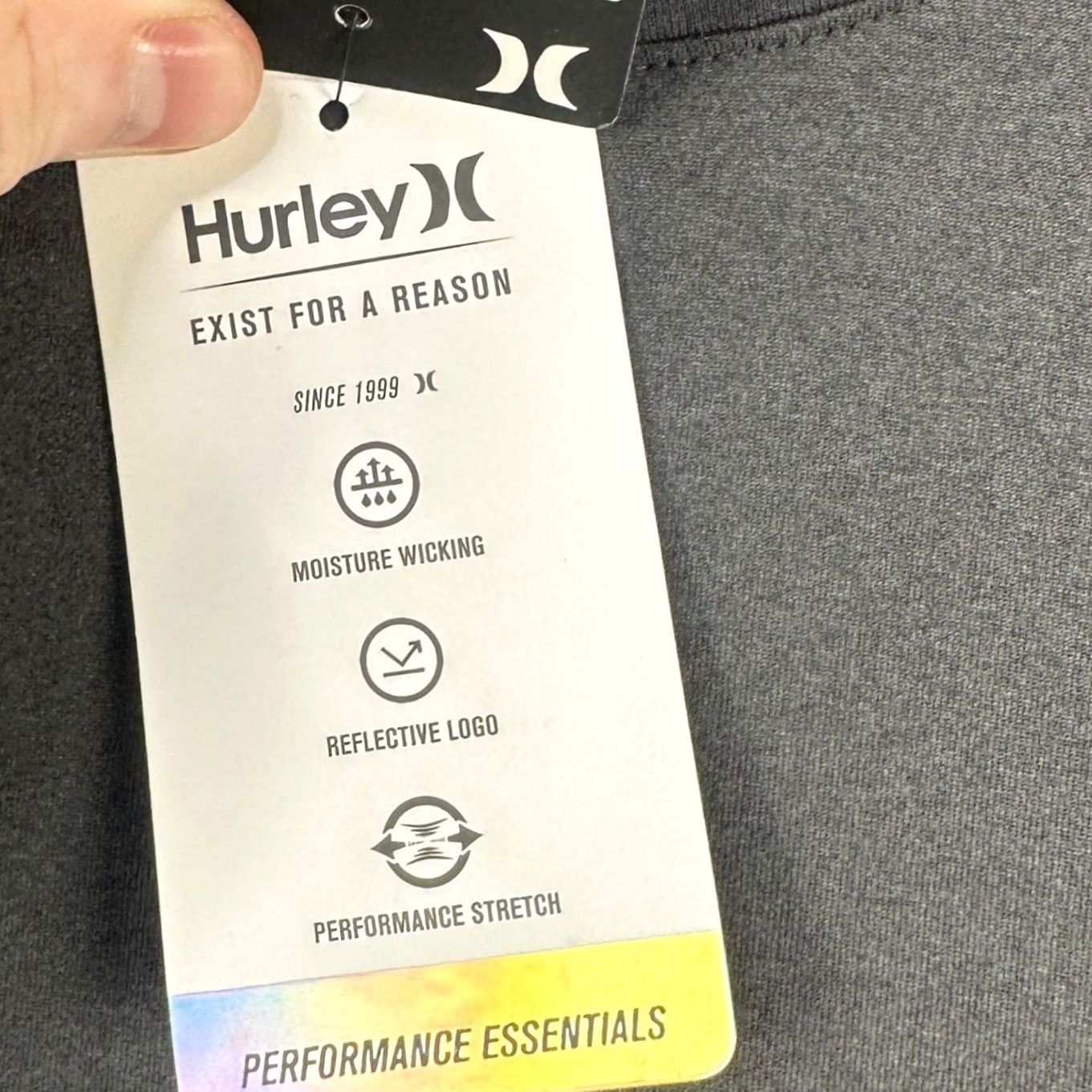 Hurley Hurley Mens T-Shirt Medium Black Exist Breathe Raglan Tee Stretch Wicking NEW Size US M / EU 48-50 / 2 - 5 Thumbnail