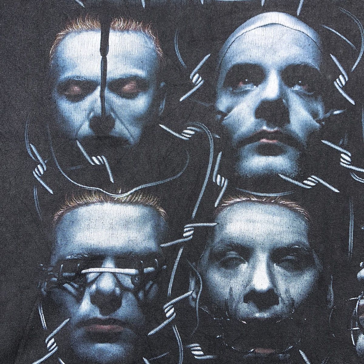 Band Tees × Vintage 🔥Rare🔥Vintage Rammstein Heavy Metal Band Big Image Promo Tee Size US XL / EU 56 / 4 - 3 Thumbnail