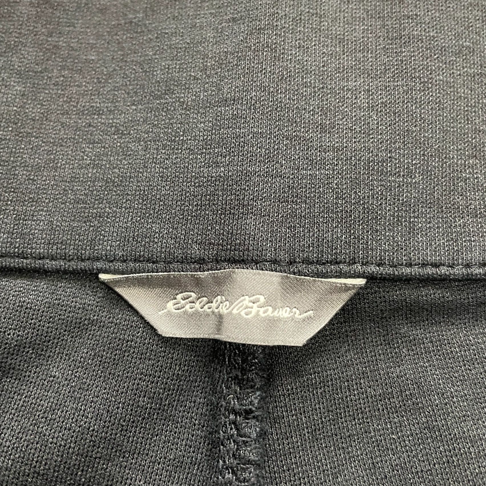 Eddie Bauer EDDIE BAUER Leggings Womens 10 Black Solid Zip Stretch Active 34x29 Size 32" / US 10 / IT 46 - 6 Thumbnail