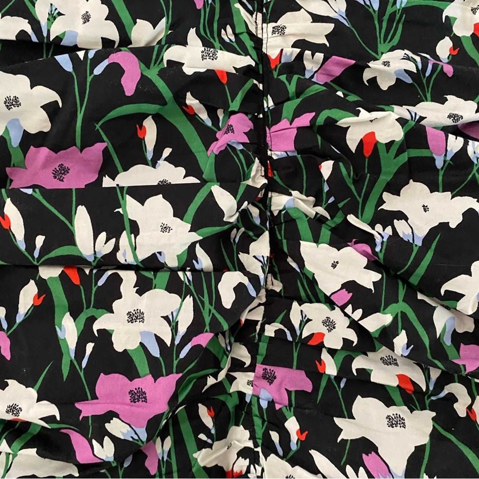 Veronica Beard Veronica Beard $495 Janis Floral Ruched Mini Dress Black 2 Size XS / US 0-2 / IT 36-38 - 12 Thumbnail