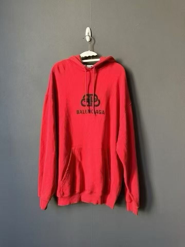 Balenciaga Balenciaga Red Lock Button Hoodie Size US XS / EU 42 / 0 - 1 Thumbnail