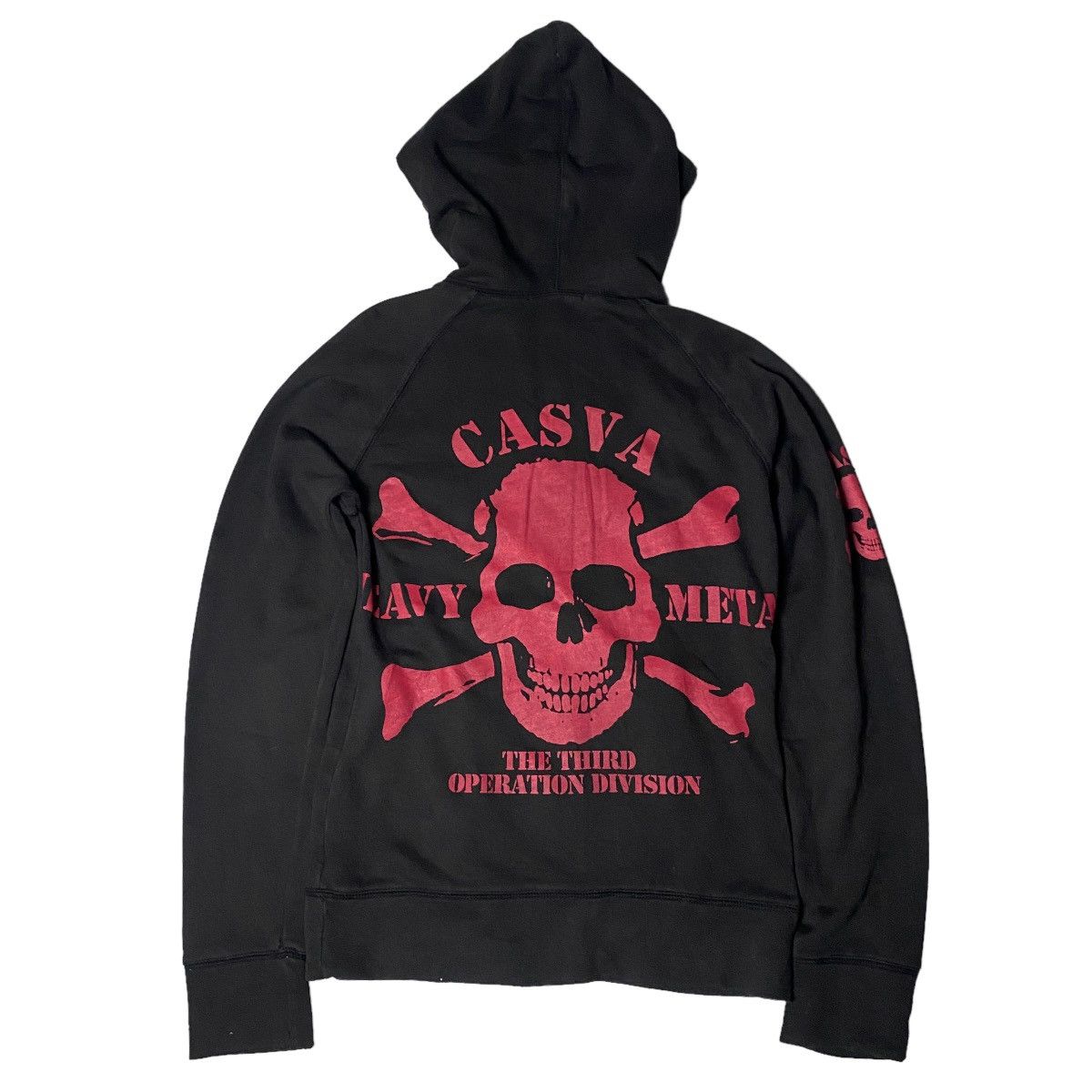 Hysteric Glamour 2000's Casva Skull Heavy Metal Zip Hoodie Size US M / EU 48-50 / 2 - 2 Thumbnail