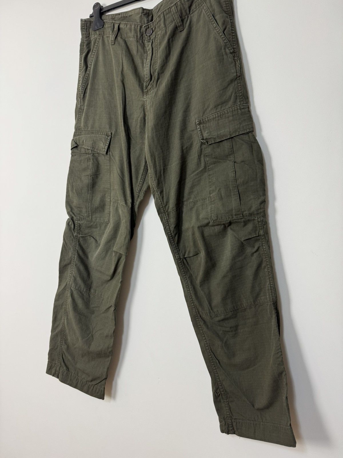 Carhartt Vintage carhartt cargo khaki pants parachute Size US 33 - 3 Thumbnail