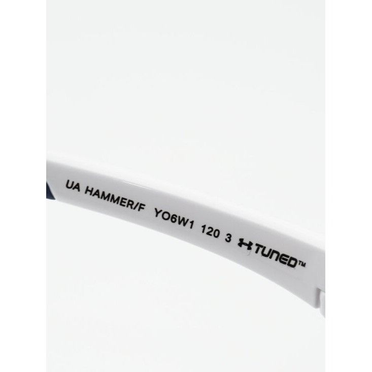 Under Armour Under Armour UA HAMMER/F 0YO6 W1 Sunglasses White Shield Size ONE SIZE - 7 Thumbnail
