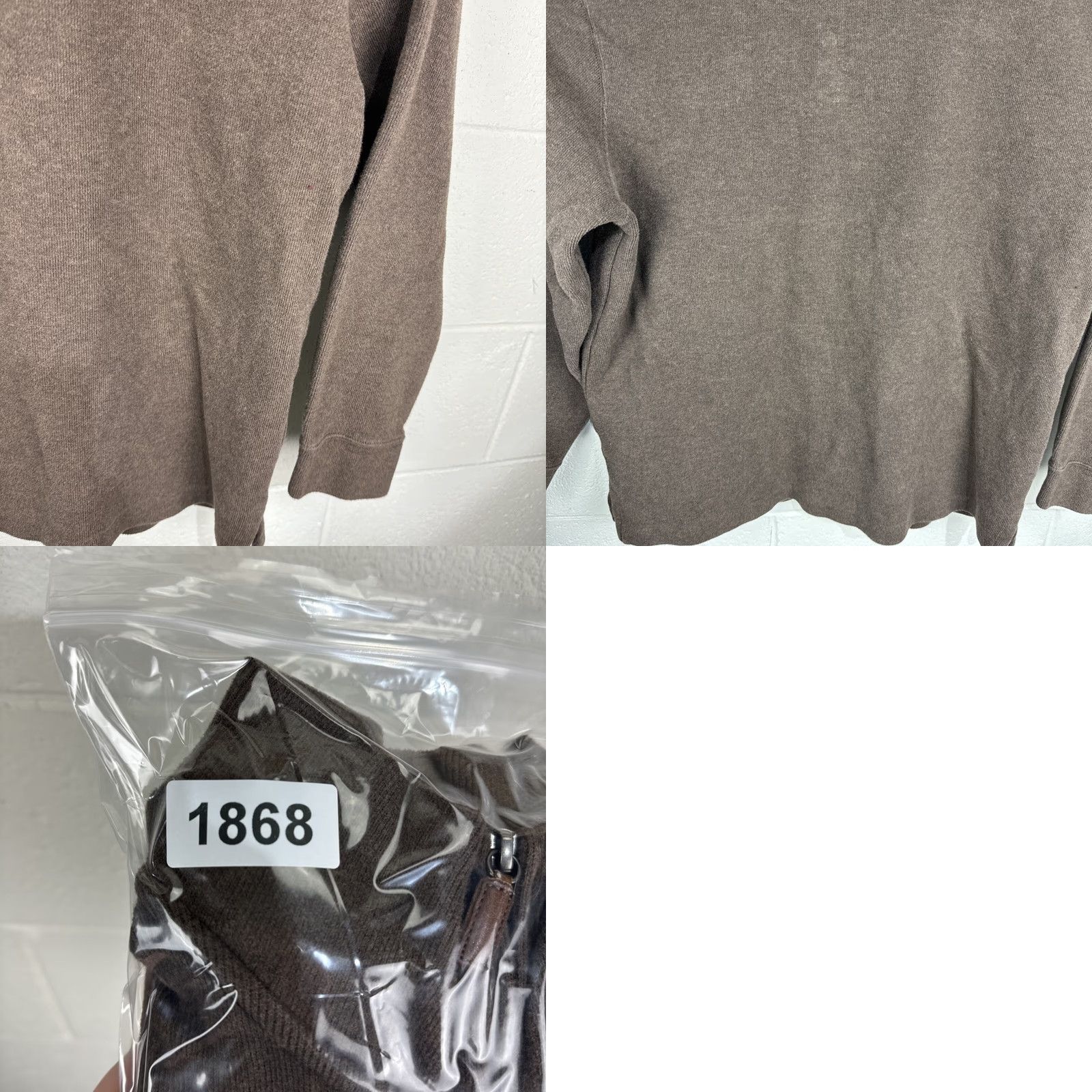 Polo Ralph Lauren VINTAGE Polo Ralph Lauren Sweater Mens XL Brown 1/4 Zip Knit Pullover Long Sleeve Size US XL / EU 56 / 4 - 10 Thumbnail