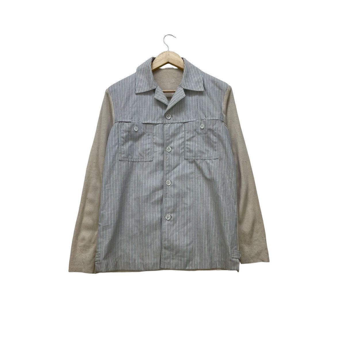 Vintage 💥Vintage 80s Robson Worker Shirt Jacket Hikory Stripe Style Size US M / EU 48-50 / 2 - 1 Thumbnail