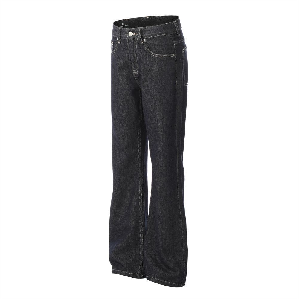 Japanese Brand × Jean Men's street loose casual solid color straight jeans Size US 32 / EU 48 - 2 Thumbnail