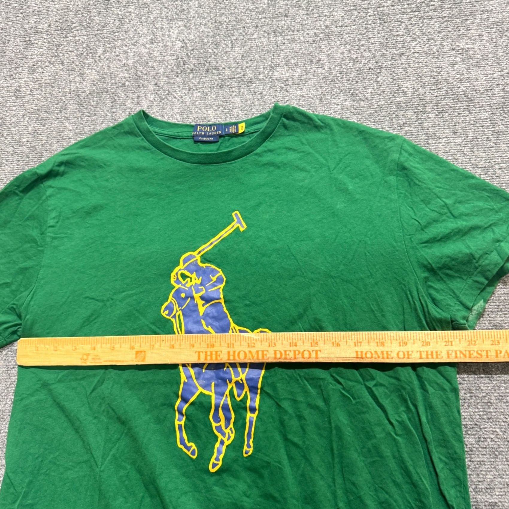 Vintage VTG Polo Shirt Men's L Green Y2K Horse Distressed Stained Regular Size US L / EU 52-54 / 3 - 3 Thumbnail